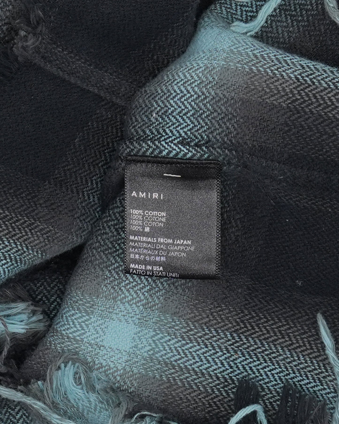 Raw Hem Flannel Shirt