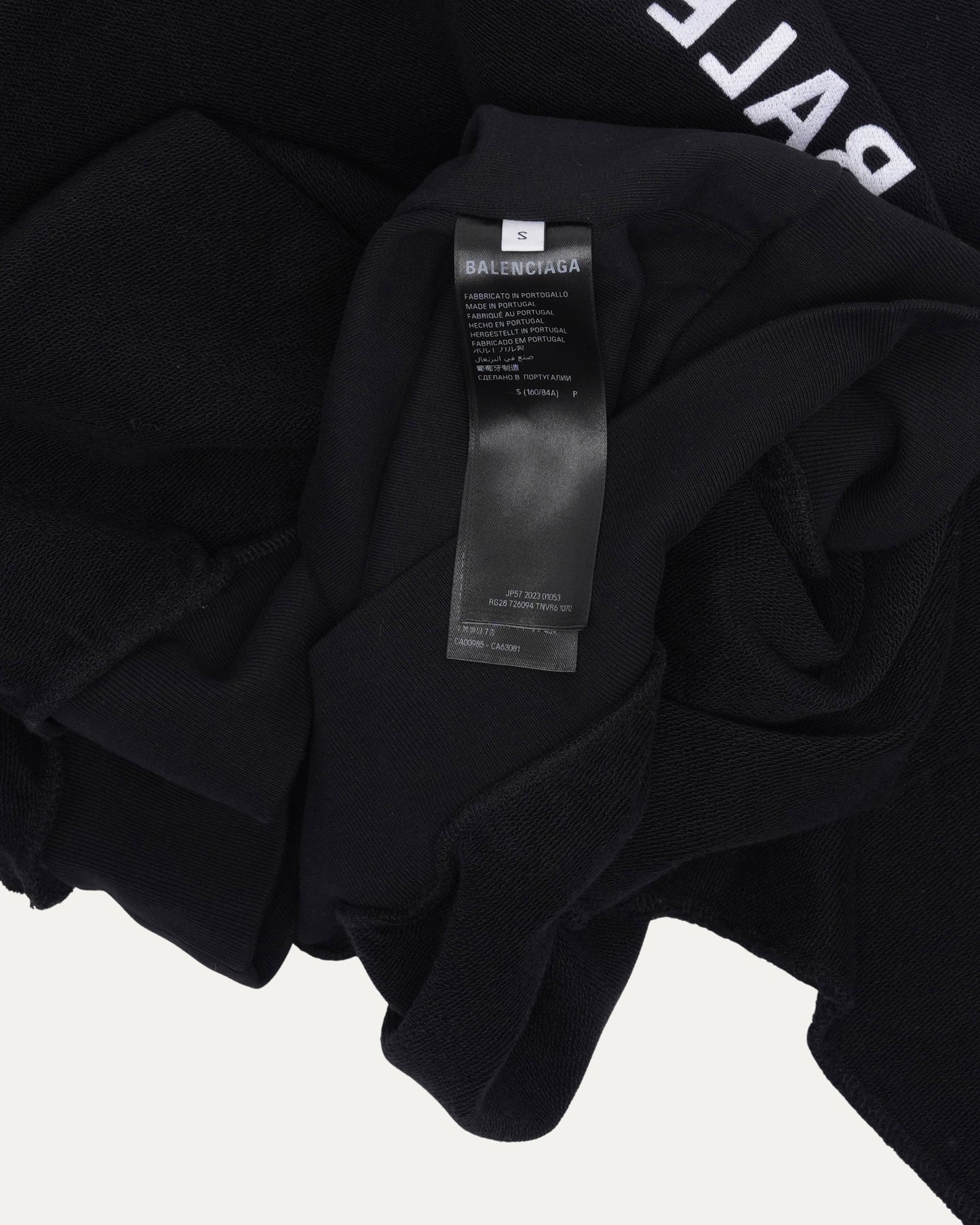Mirror Logo Inside Out Sweatshirt