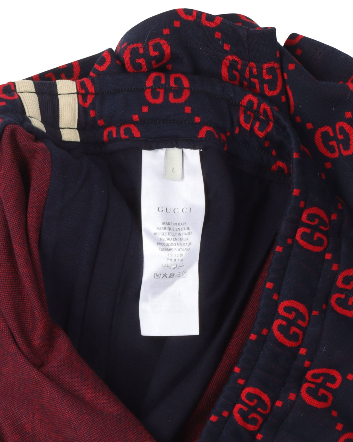 Monogram Side-Stripe Shorts