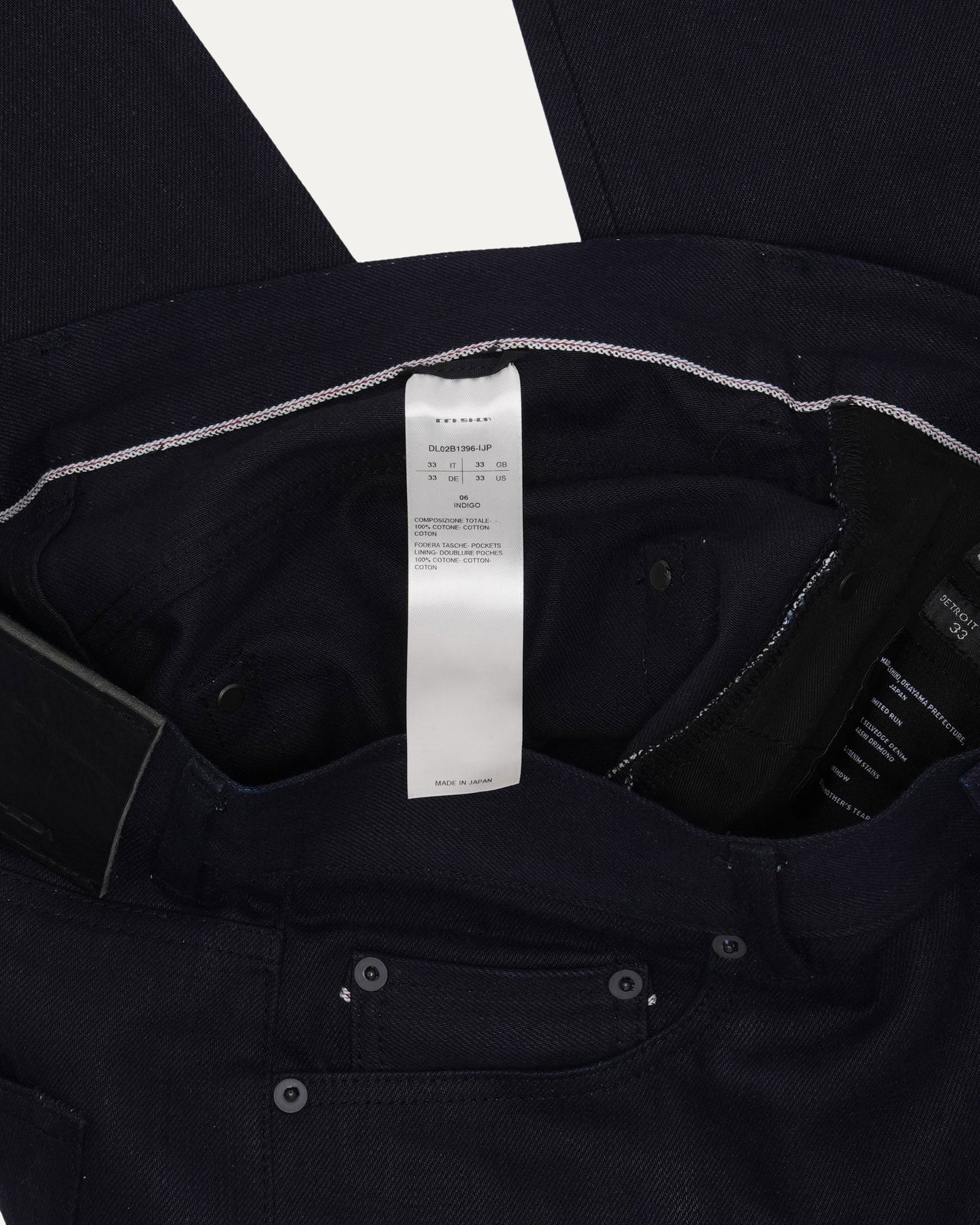 Raw Denim Detroit Cut Jeans