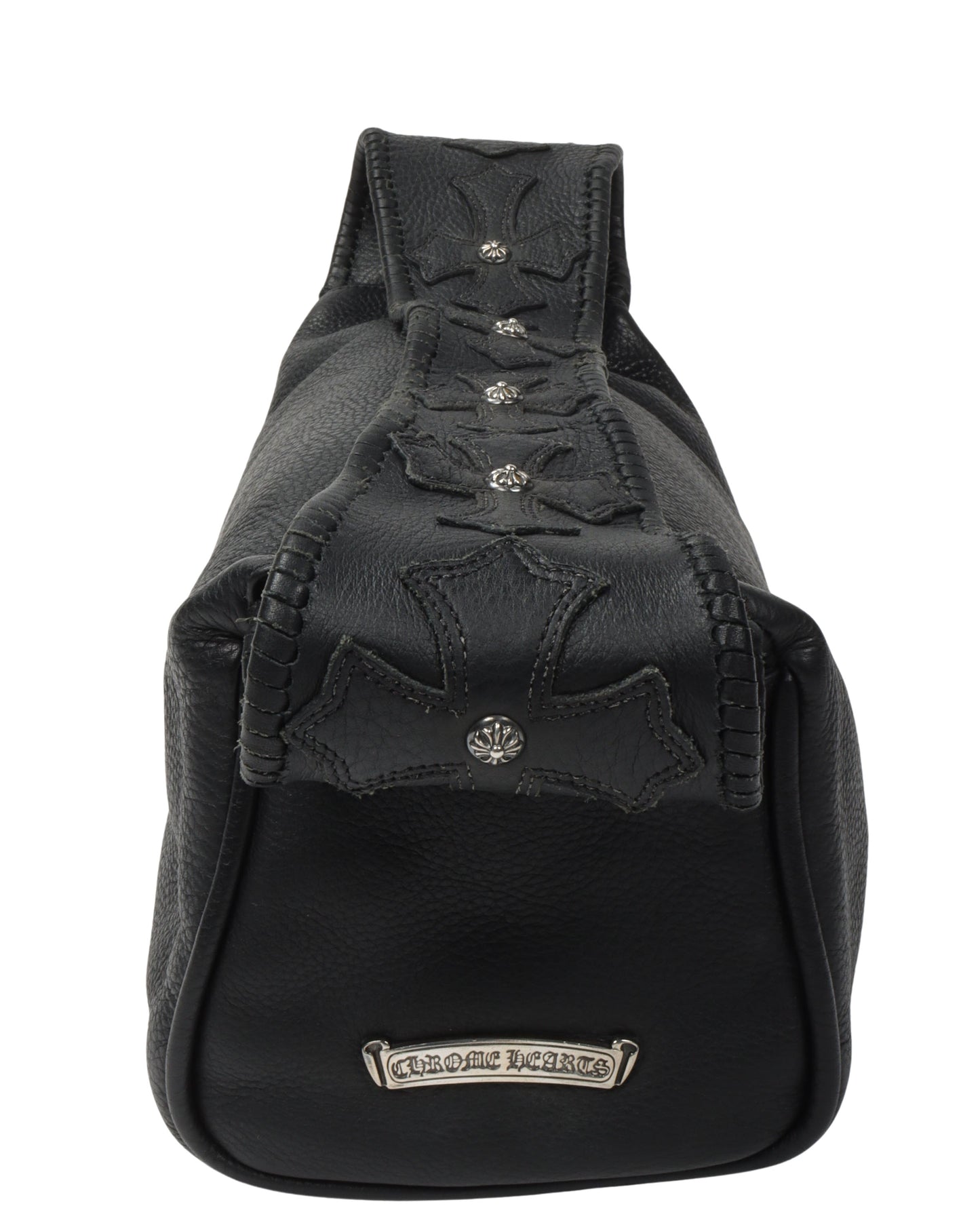 Lunch Box Cross Patch Leather Bag