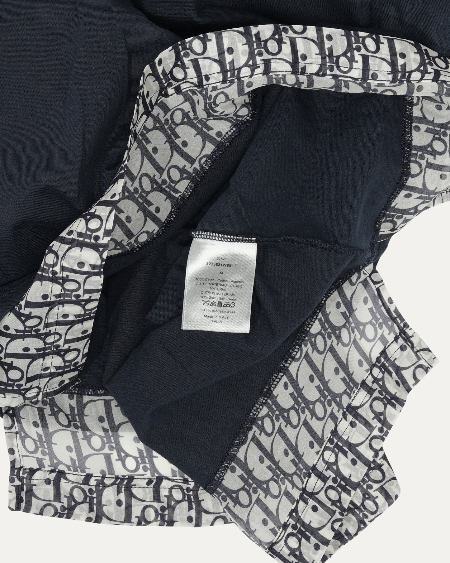 Oblique Jacquard Layered T-Shirt