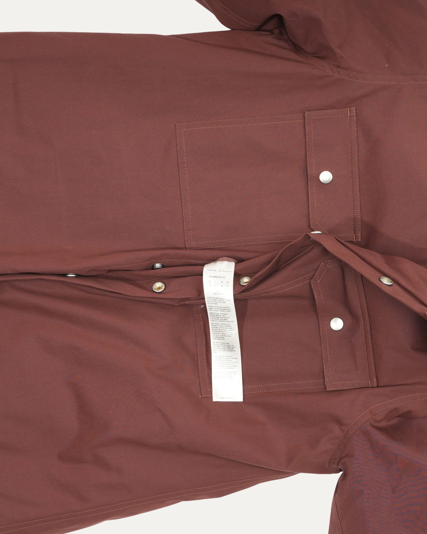 FW22 STROBE Snap-Front Padded Overshirt