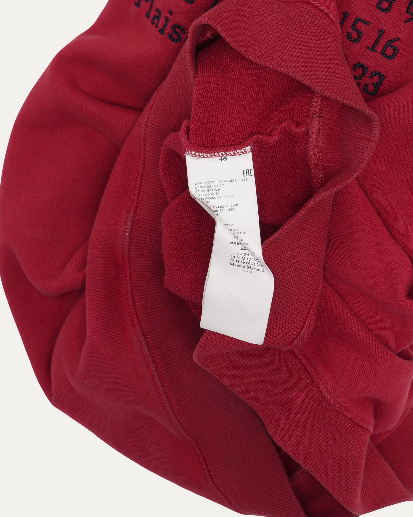 Oversized Logo-Embroidered Loopback Hoodie