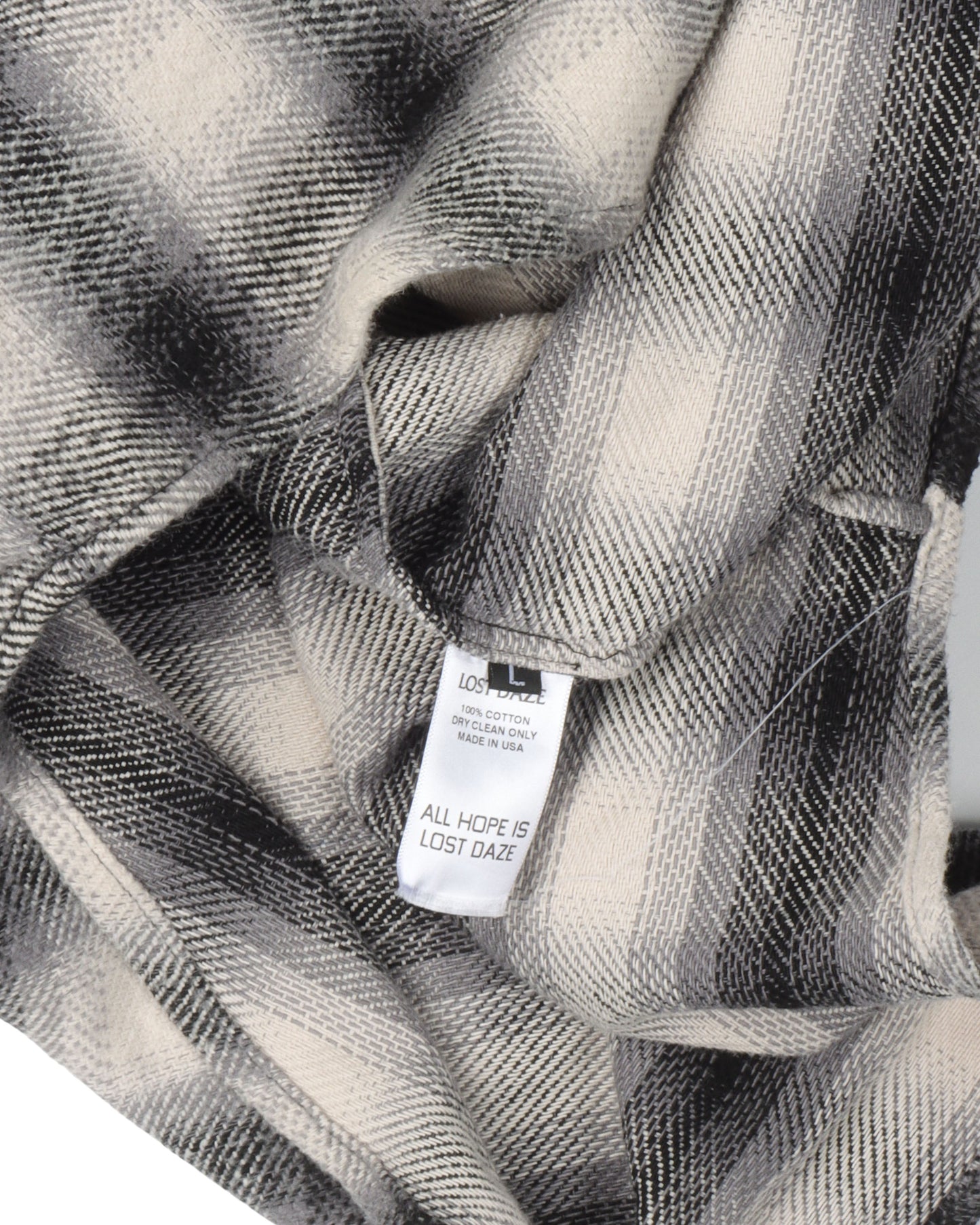 Back Patch Flannel Shirt