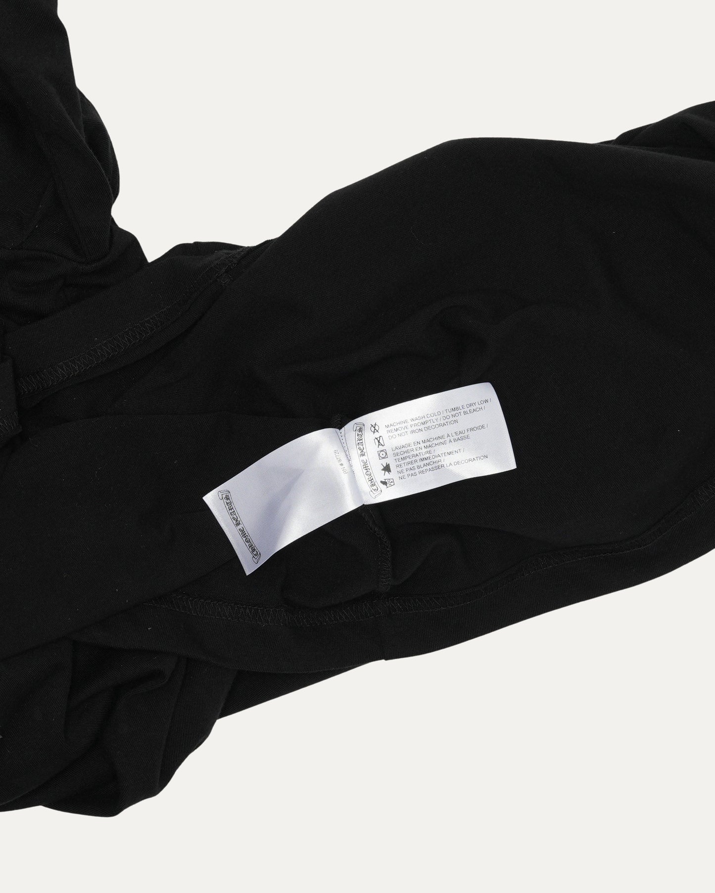 Neck Logo Long Sleeve Pocket T-Shirt