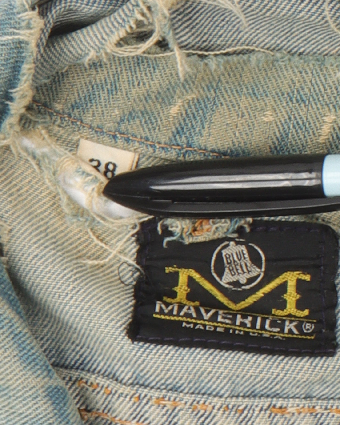 Maverick Distressed Denim Jacket