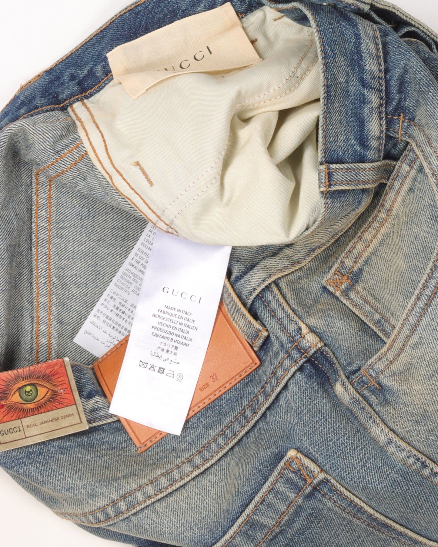 Distressed Denim Jeans