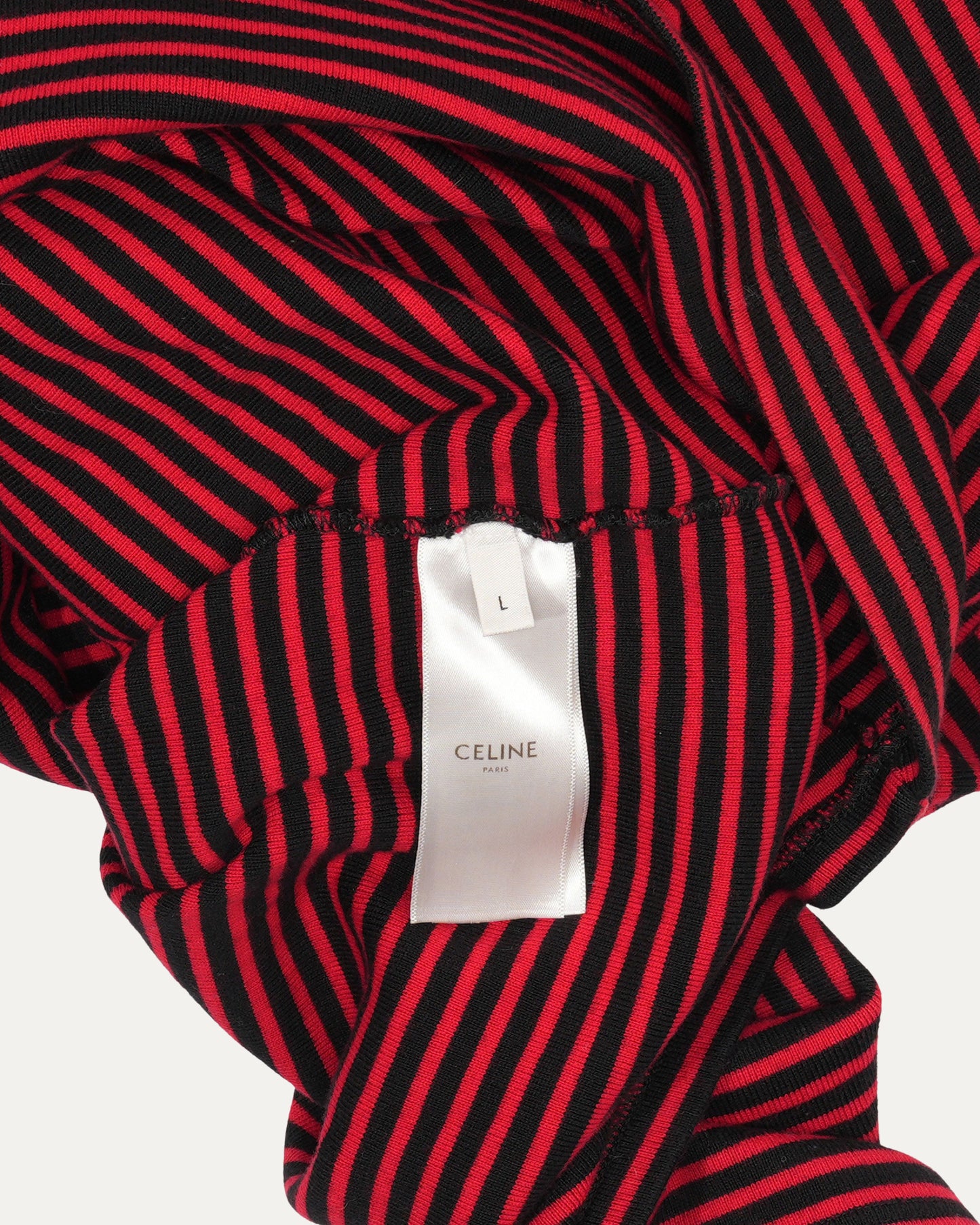 Knit Striped Long Sleeve T-Shirt