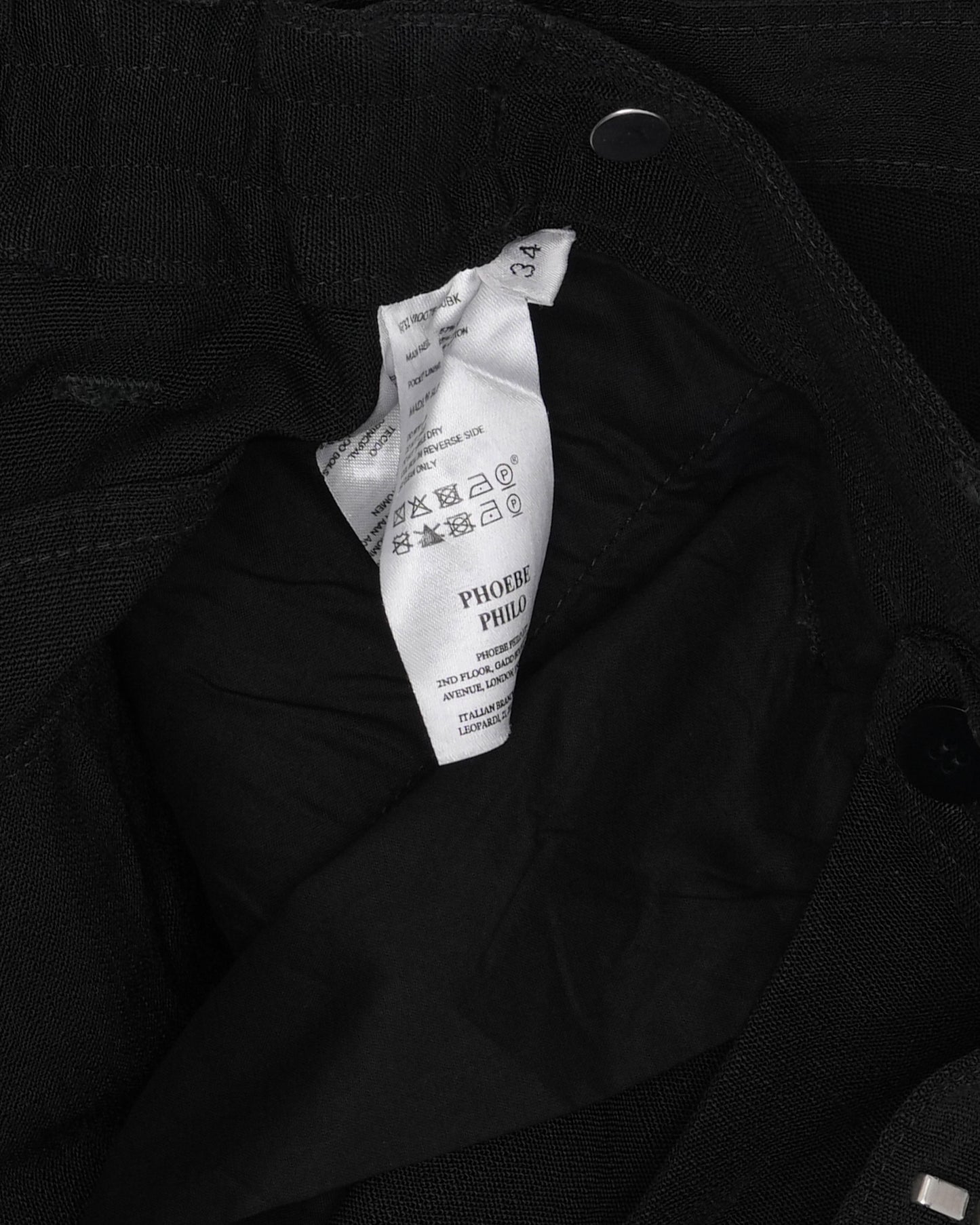 Silk Blend Cargo Pants