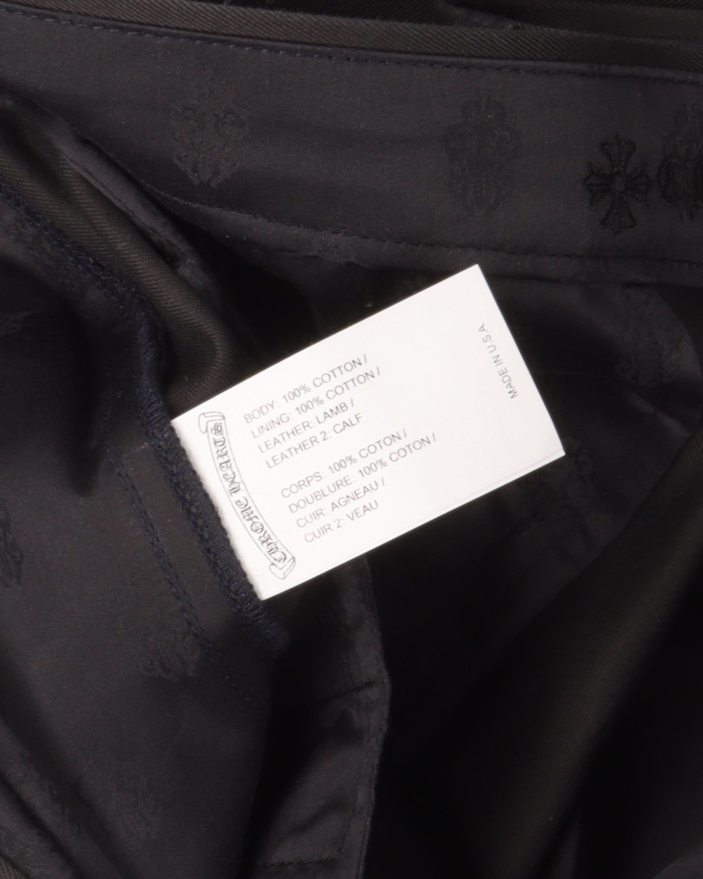 Multicolor Cross Patch Chino Pants