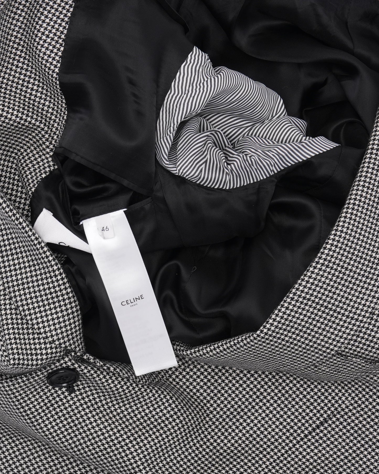 Houndstooth Shawl Collar Suit
