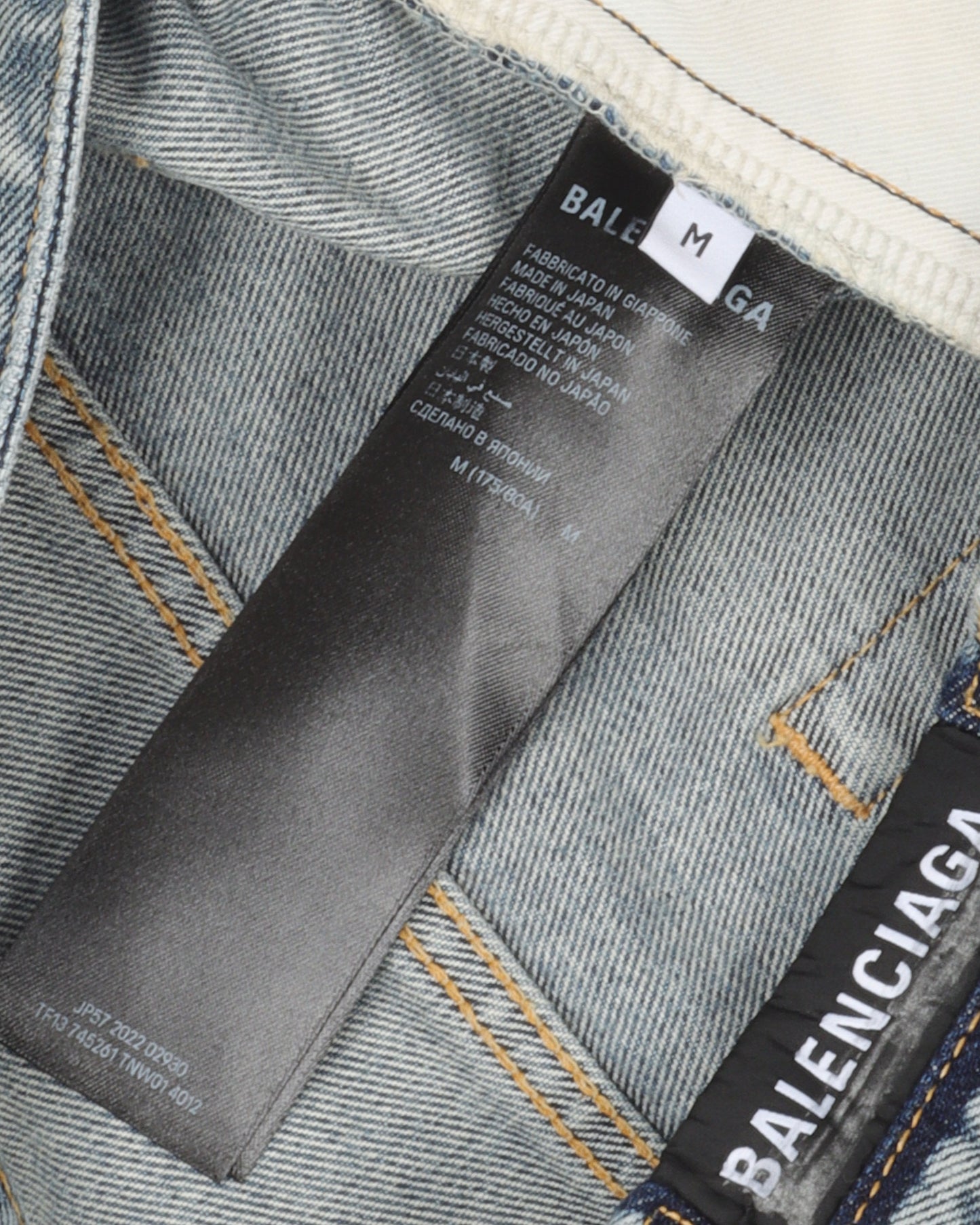 Distressed Baggy Graffiti Denim Shorts