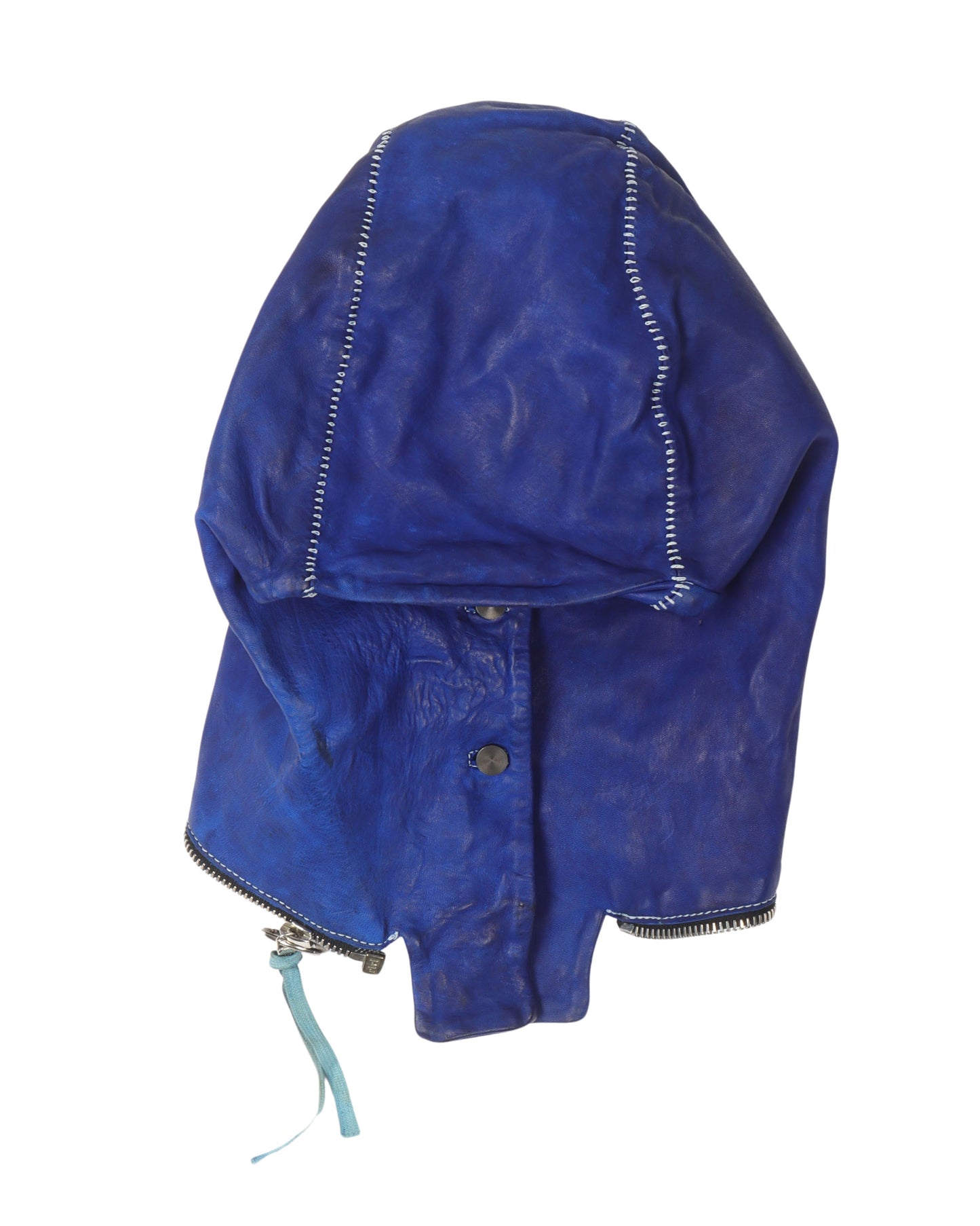 SS16 Horse Leather Jacket w/ Detachable Hood