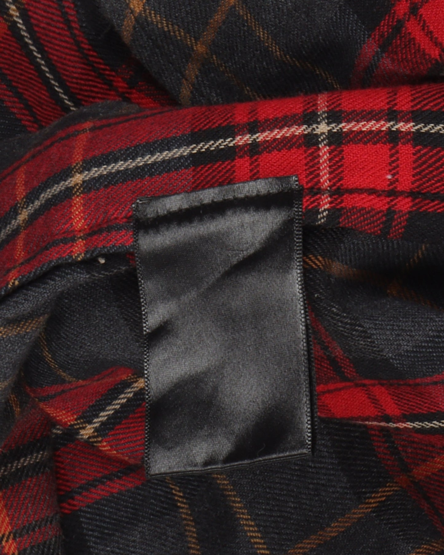 Side Zip Up Flannel Shirt