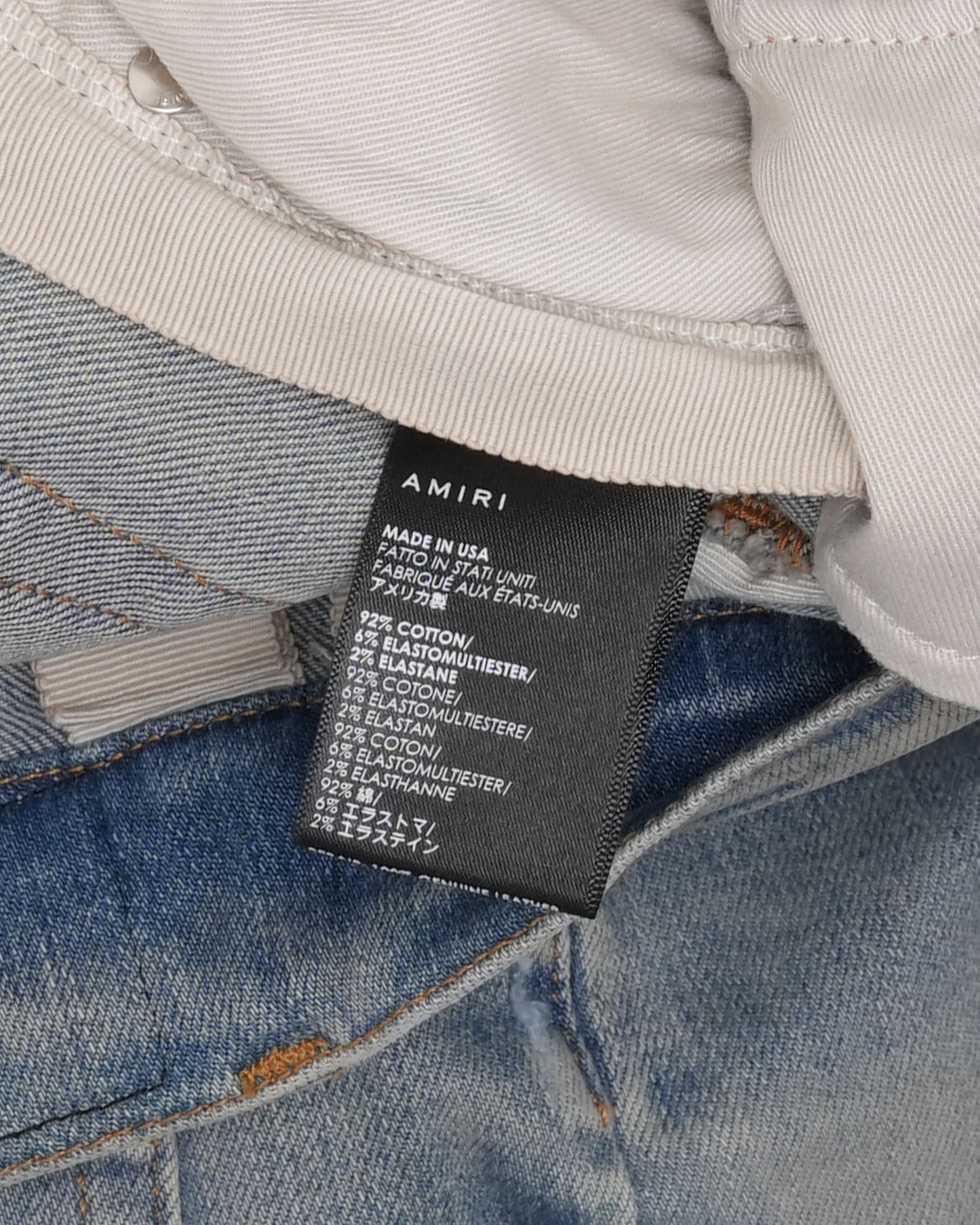 Repaired Distressed MX1 Jeans