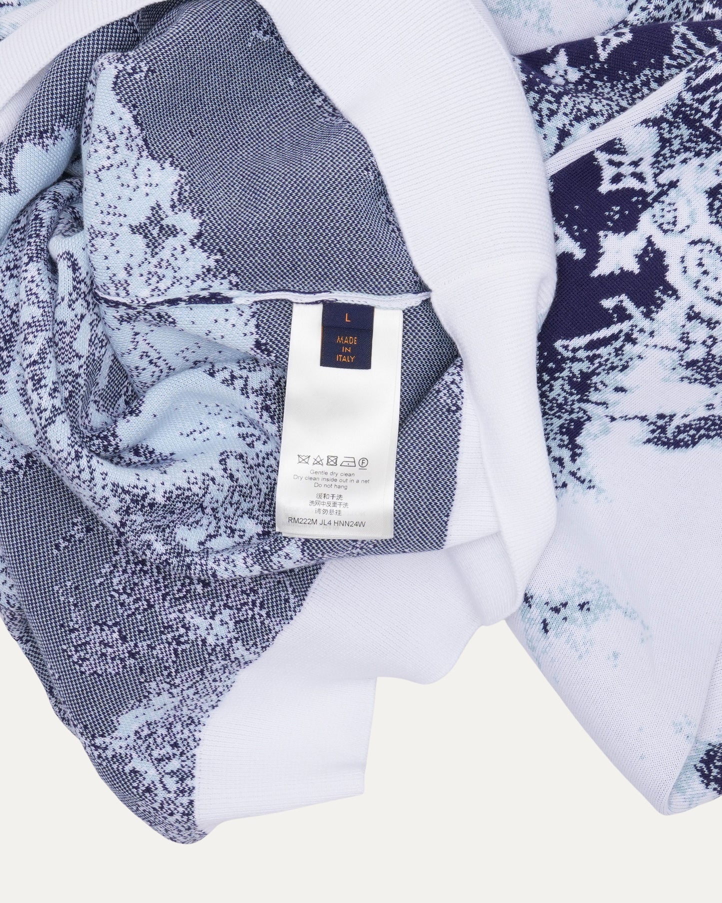 Bandana Monogram Intarsia Knit Sweater