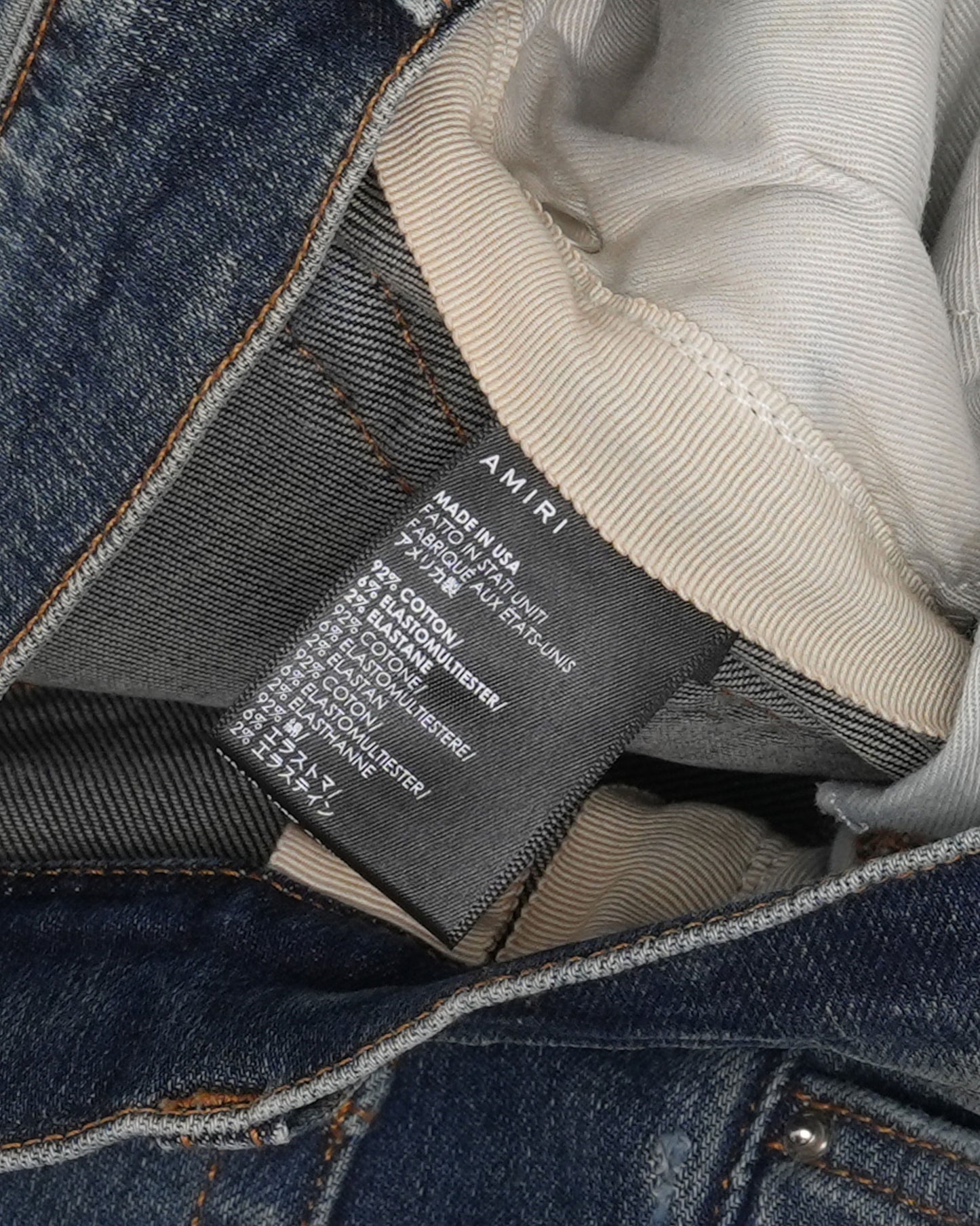 Repaired Distressed MX1 Jeans
