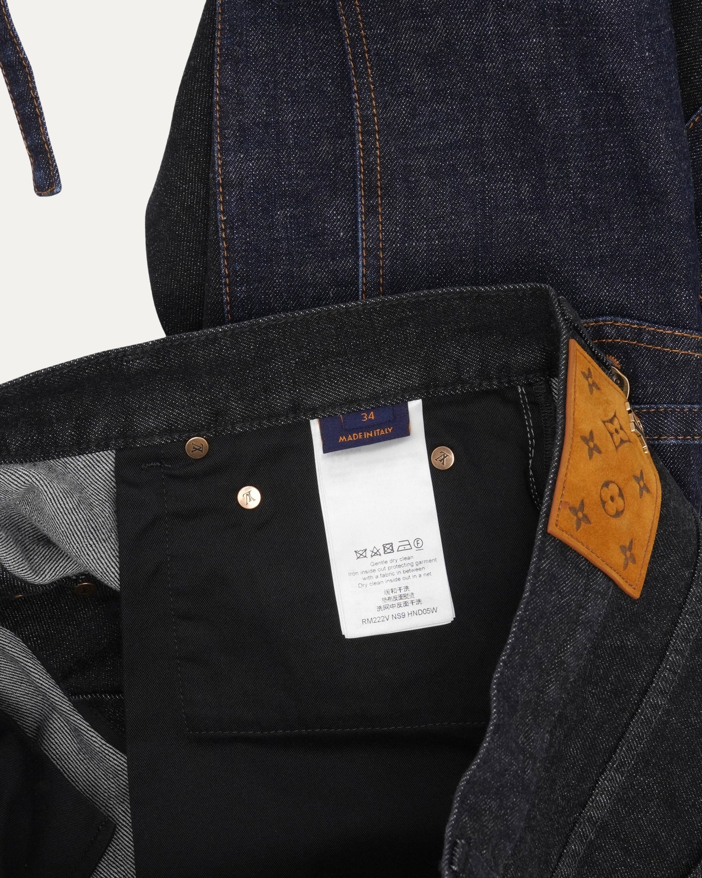 Dark Wash Cargo Carpenter Jeans