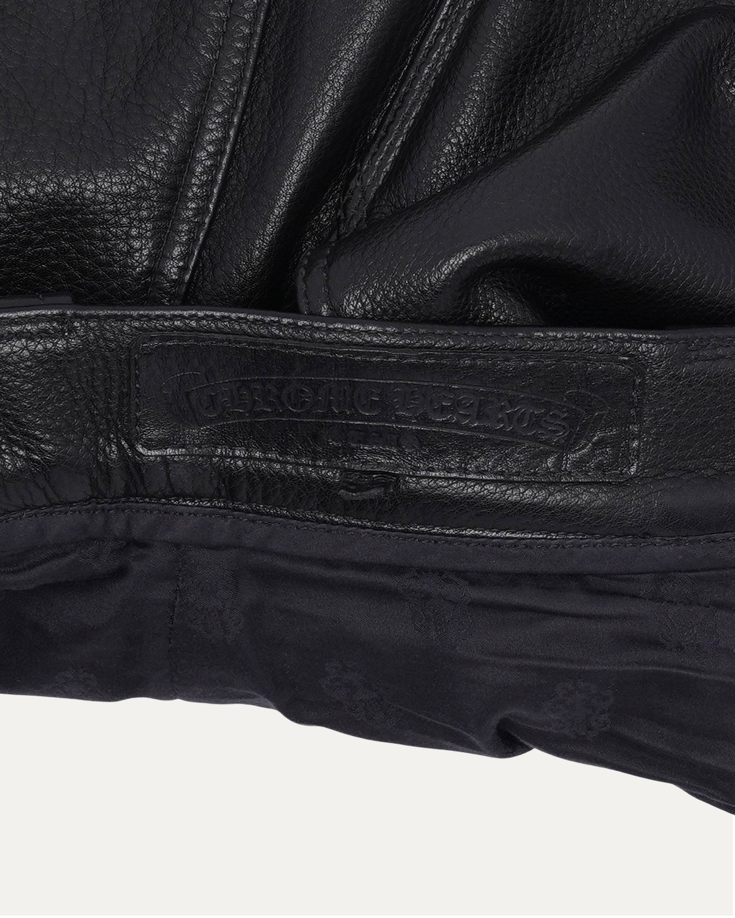 Fleur Knee Leather Pants