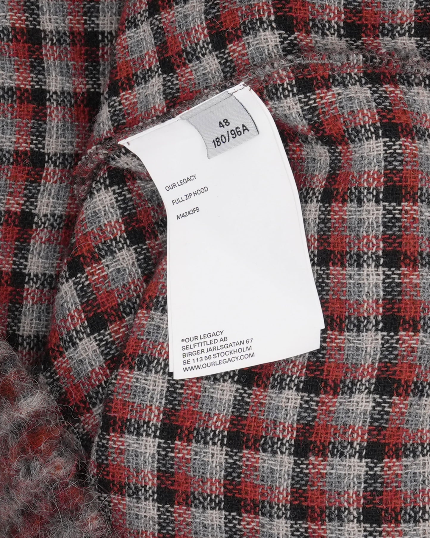 Brushed Knit Zip Up Hoodie