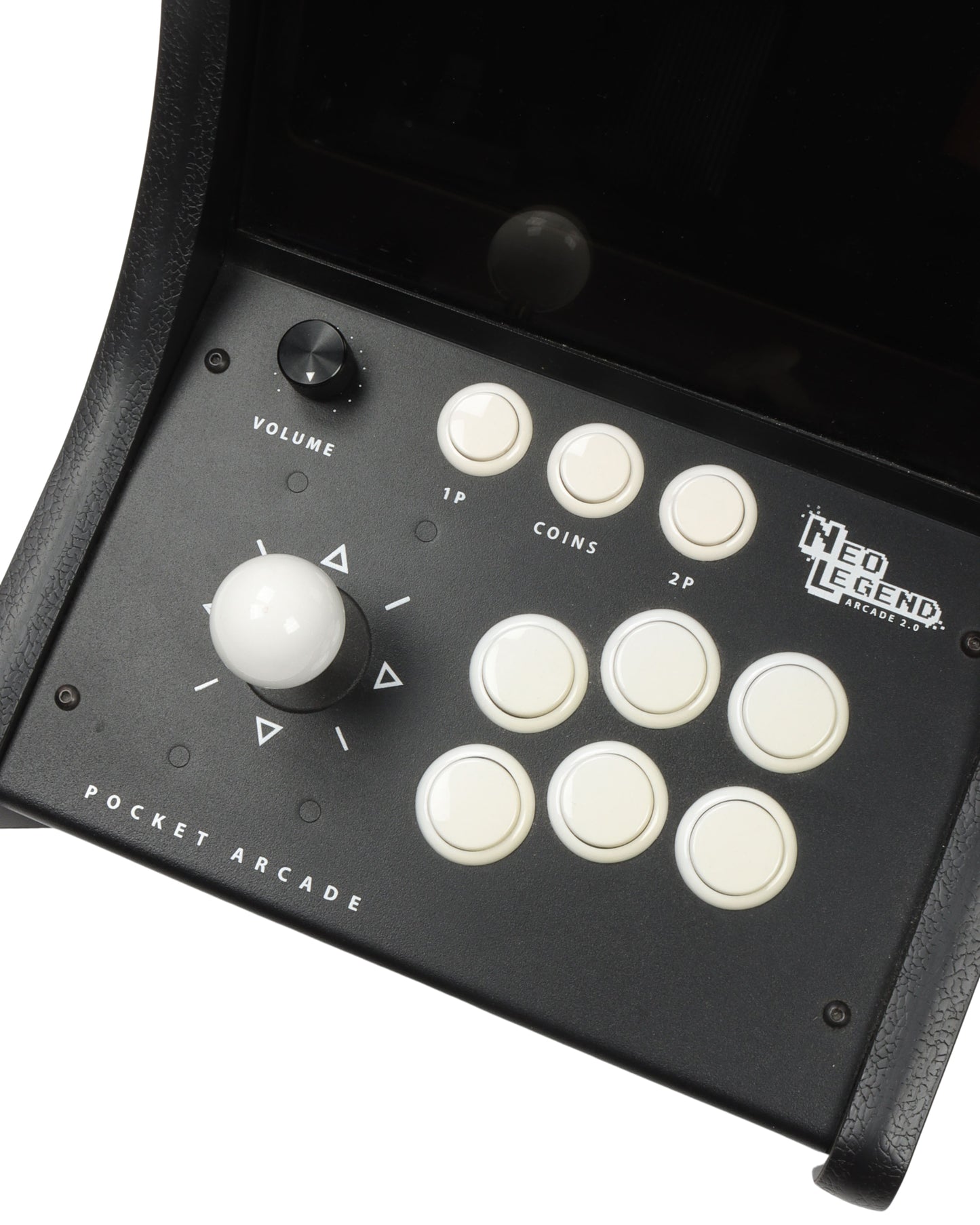 Neo Legend Retro Arcade Machine with Palm Trees and a Checkered Pattern