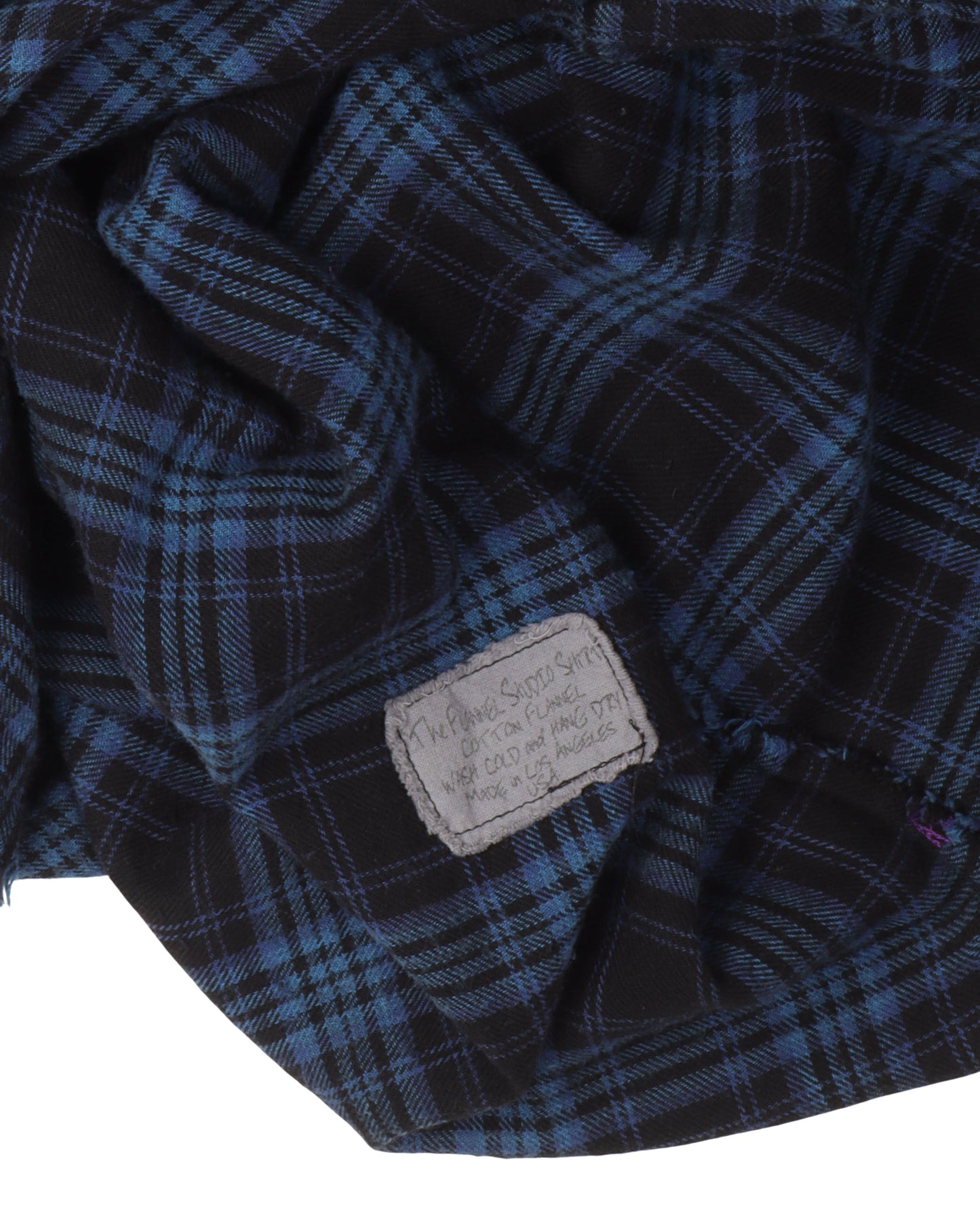 Plaid Flannel Studio Shirt