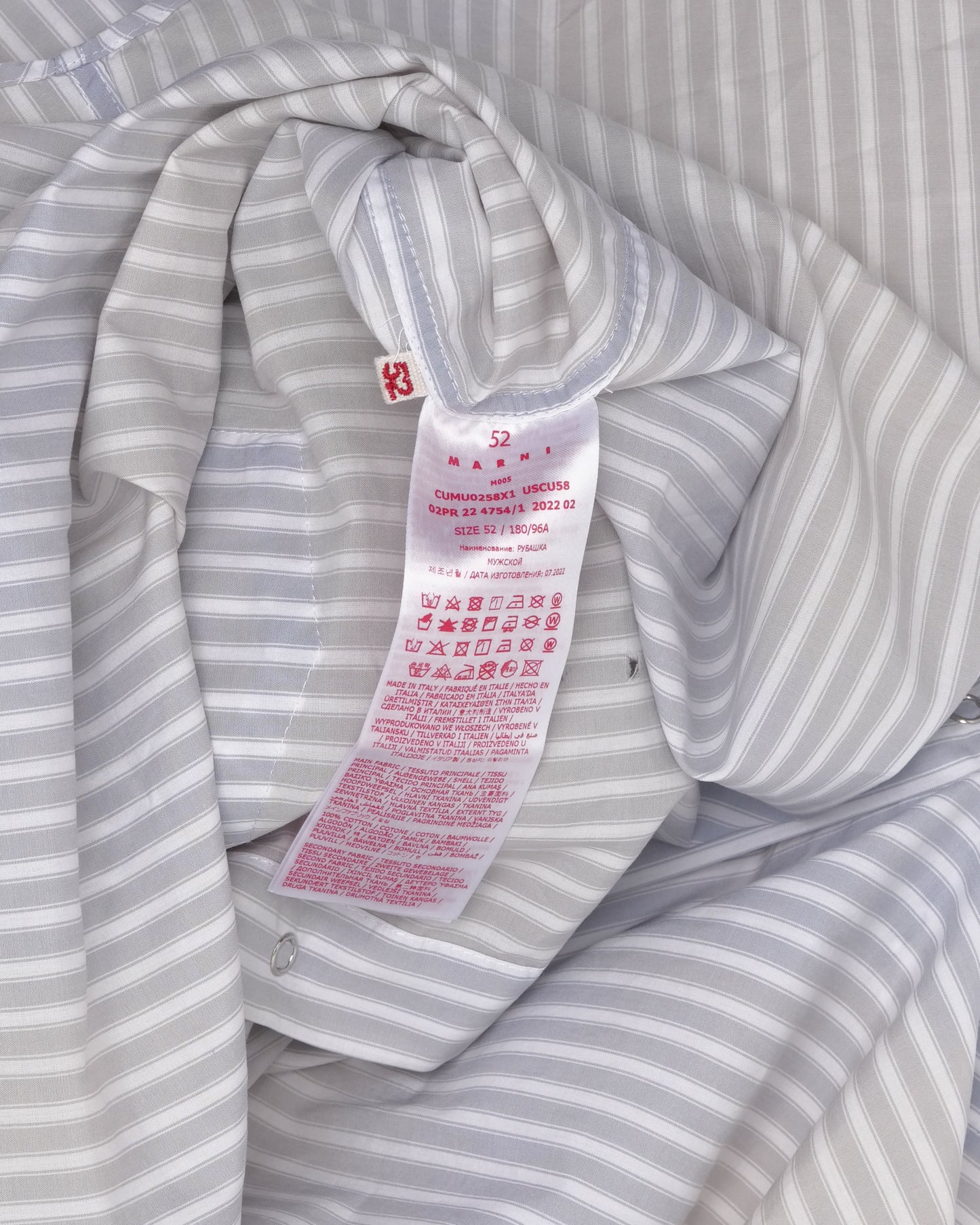 Striped Embroidered Shirt