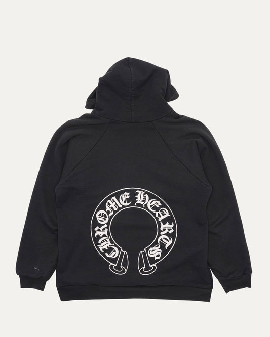 Vintage Horseshoe Logo Fuck You Thermal Hoodie