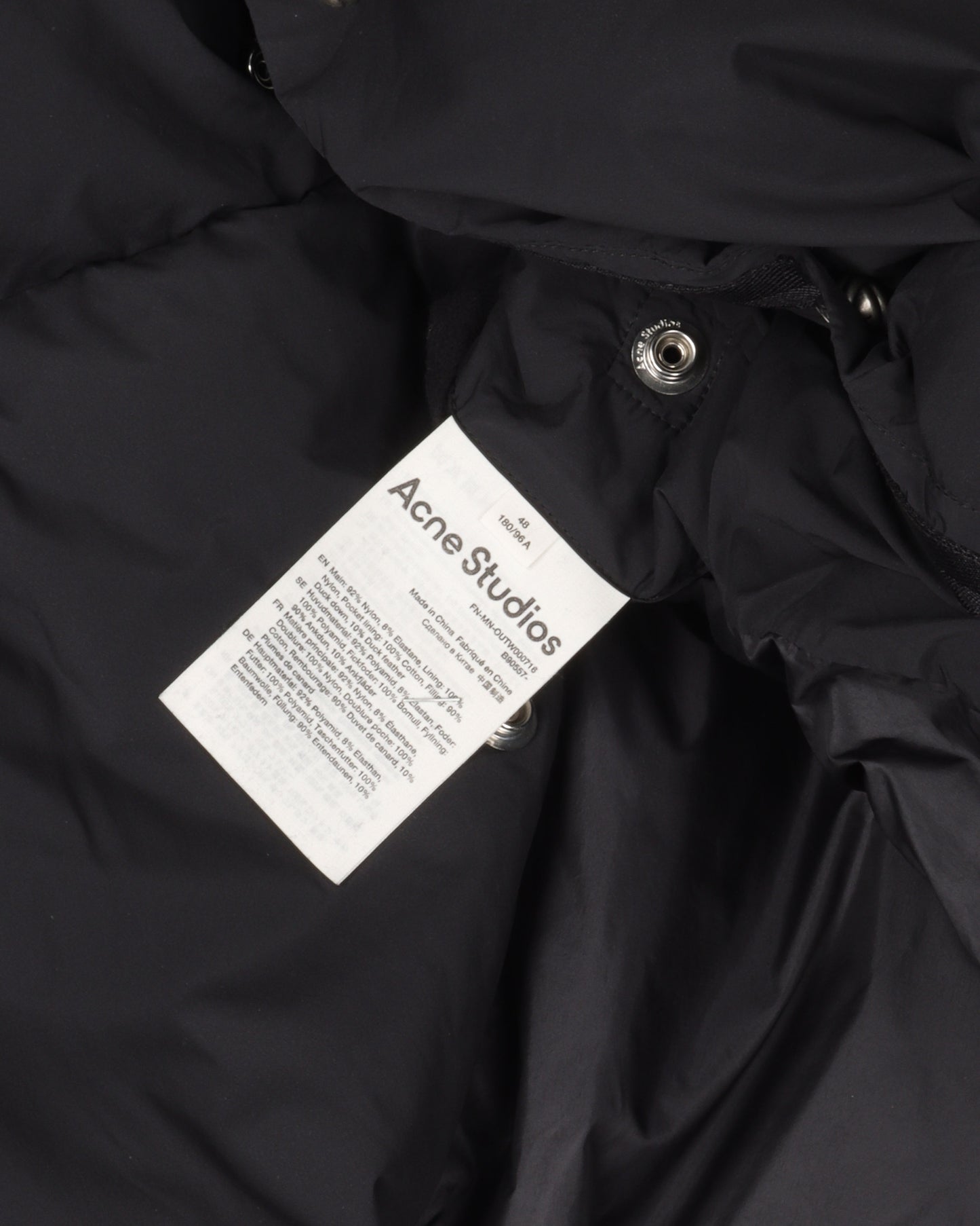 Oversized Quilted Nylon-Blend Down Jacket