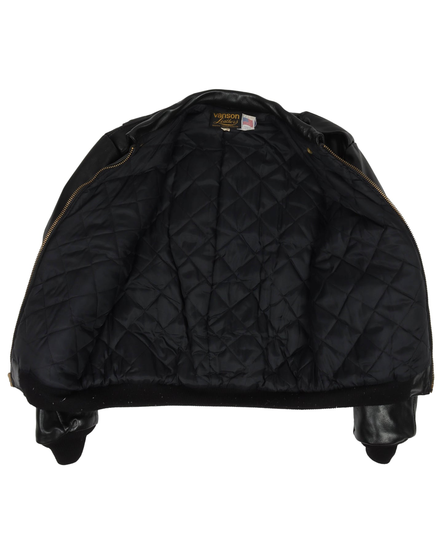 Vanson Leather Bomber Jacket