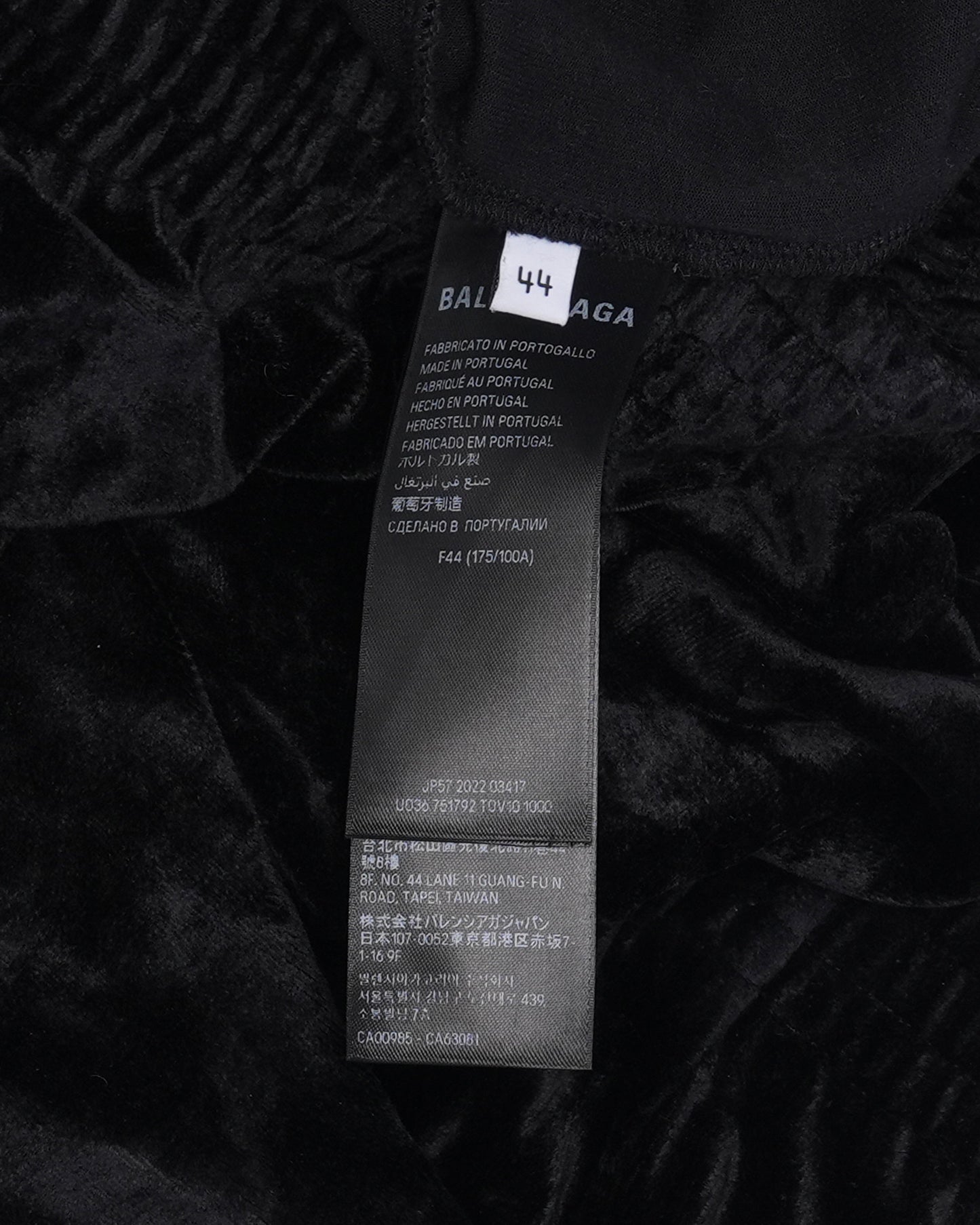 Velour Rhinestone Logo Zip-Up Hoodie