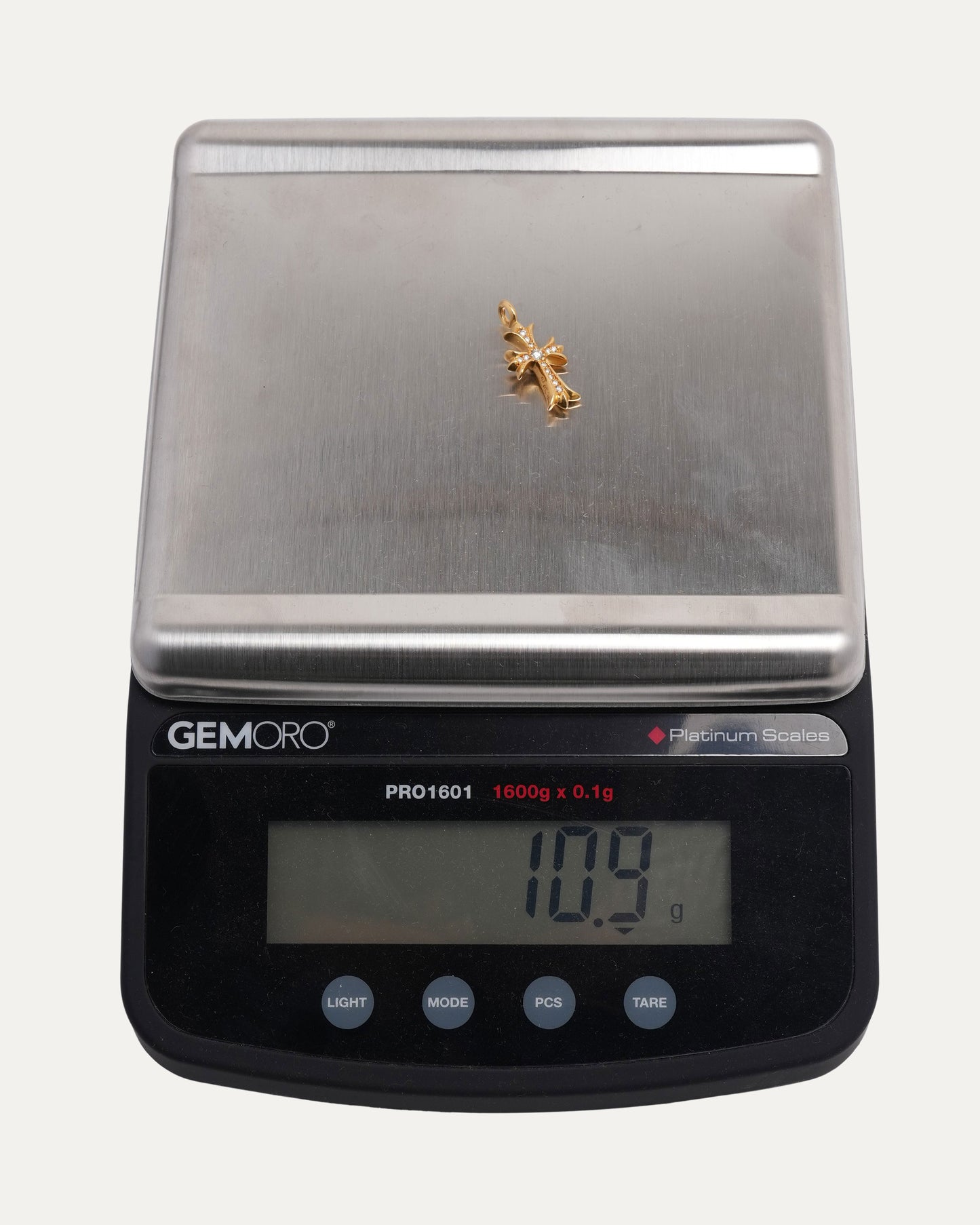 Gold Diamond Tiny Fat Pendant