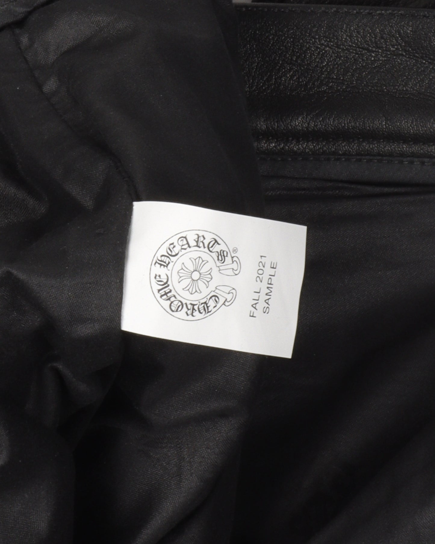 Leather Fleur Knee Carpenter Pants (FW21 SAMPLE)