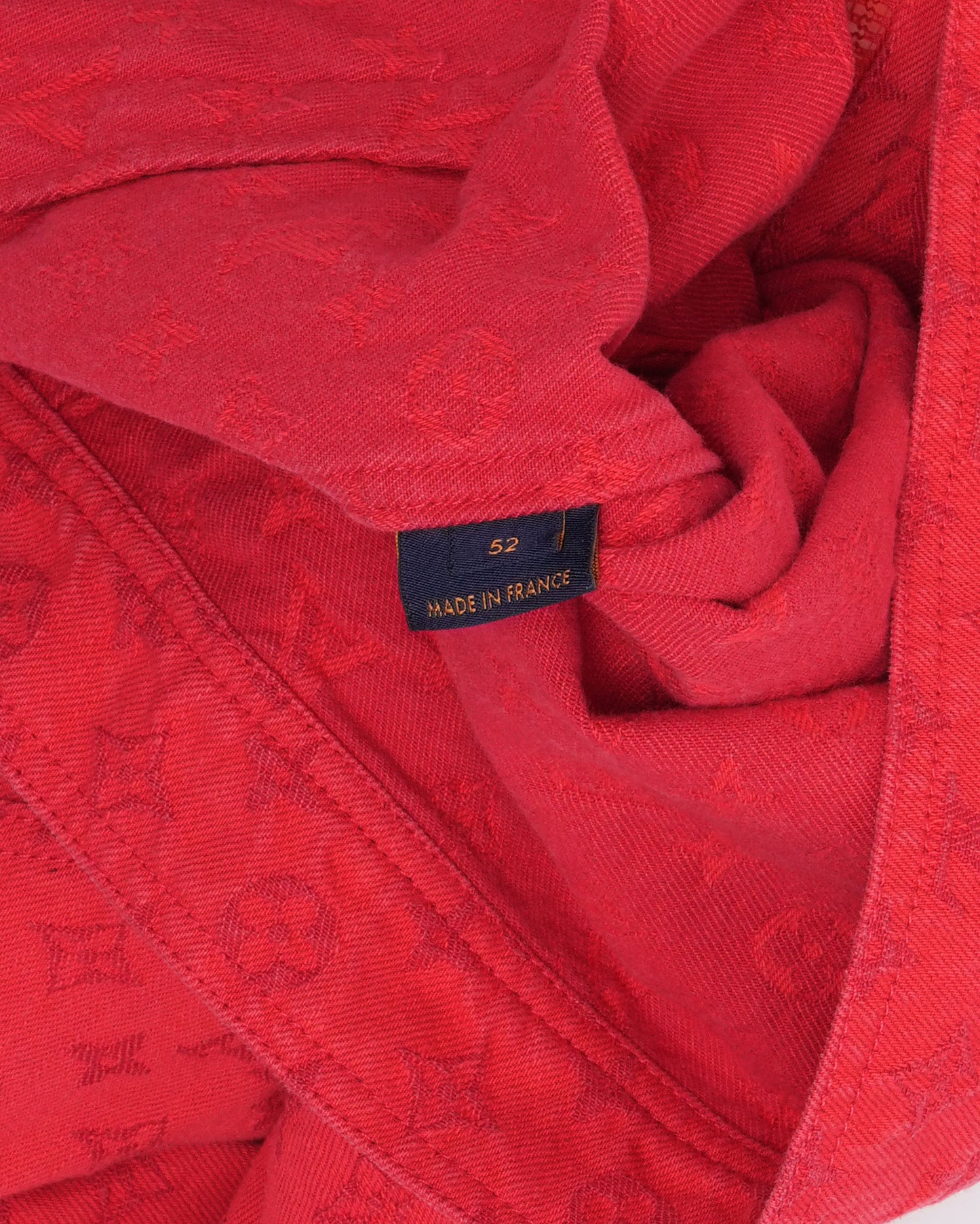 Monogram Denim Cafe Racer Jacket