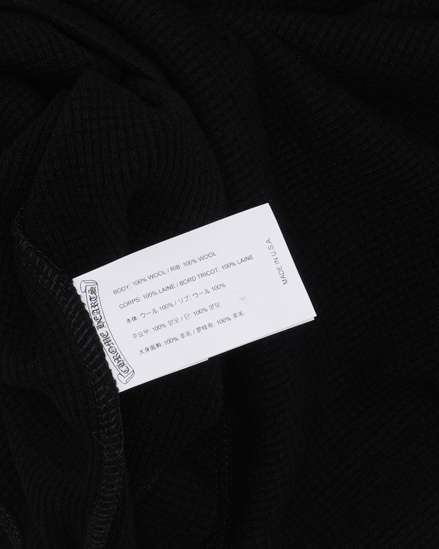 Embroidered Thermal Long Sleeve T-Shirt