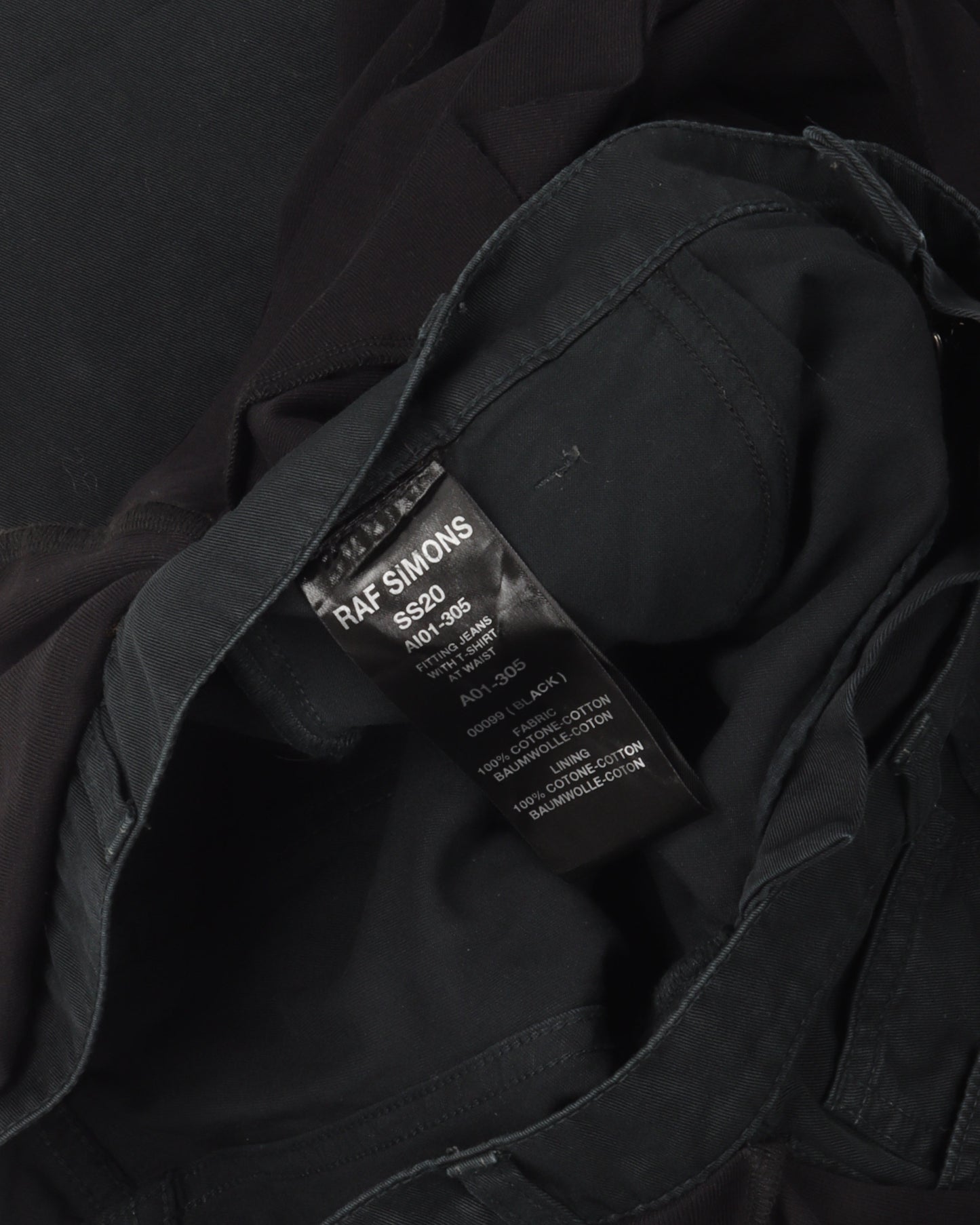 Archive Redux AW04 T-Shirt Layered Slim Leg Jeans