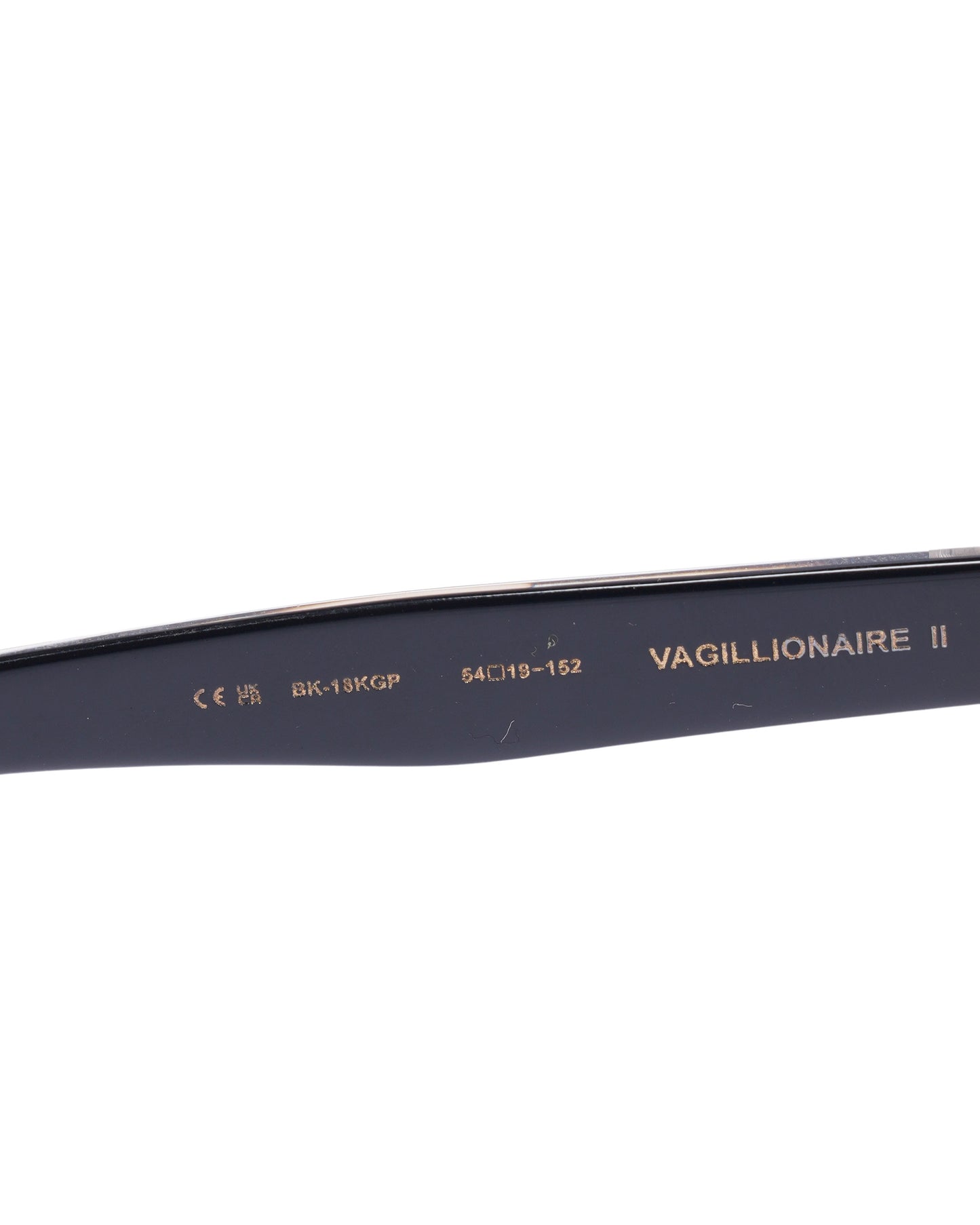 Vagillionaire II 22k Gold & Diamond Glasses