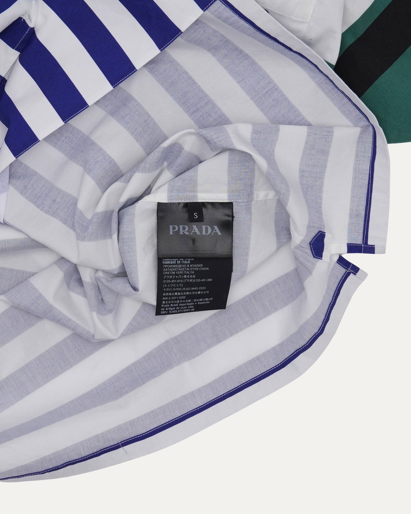 Camp Collar Striped Bowling Shirt