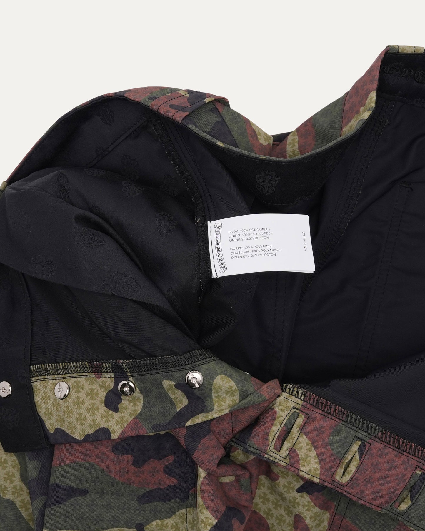 Camouflage Nylon Double Knee Pants