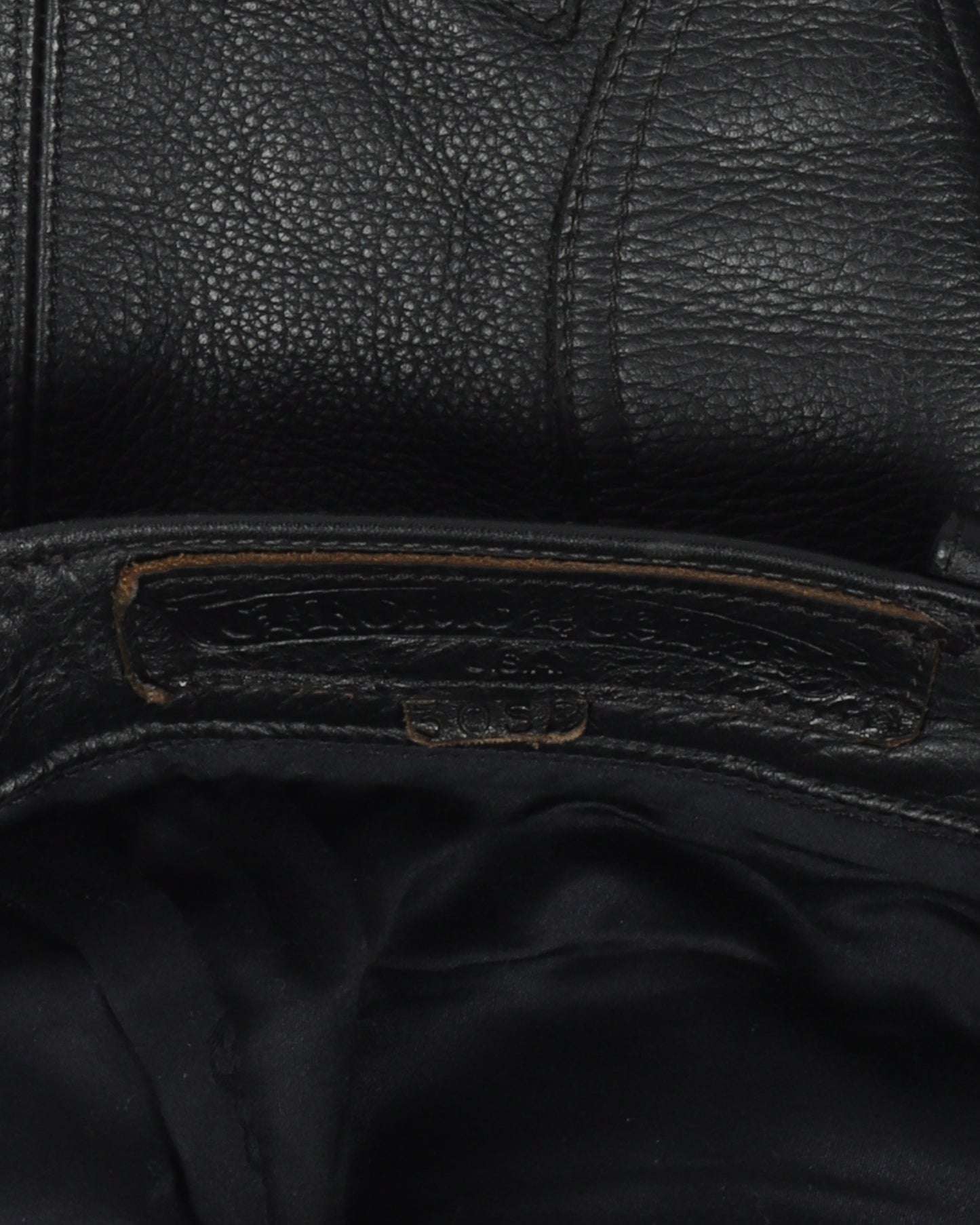 Multi-Cross Leather Fleur Knee Pants