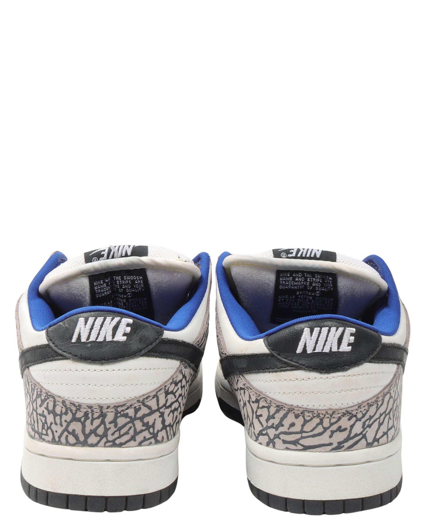 SB Dunk Low 'Supreme White Cement'