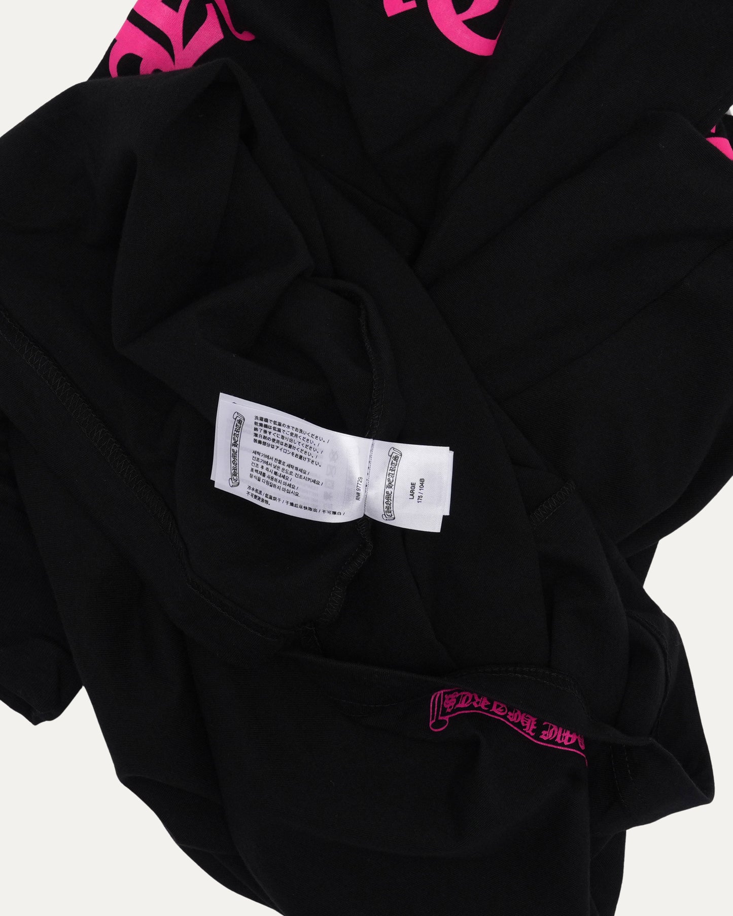 Neck Logo Long Sleeve Pocket T-Shirt