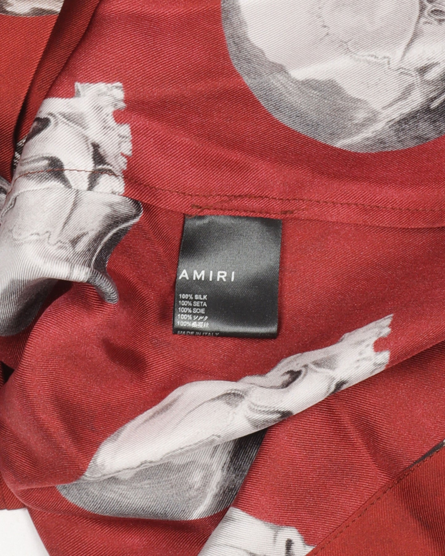 Wes Lang Skulls Silk Shirt