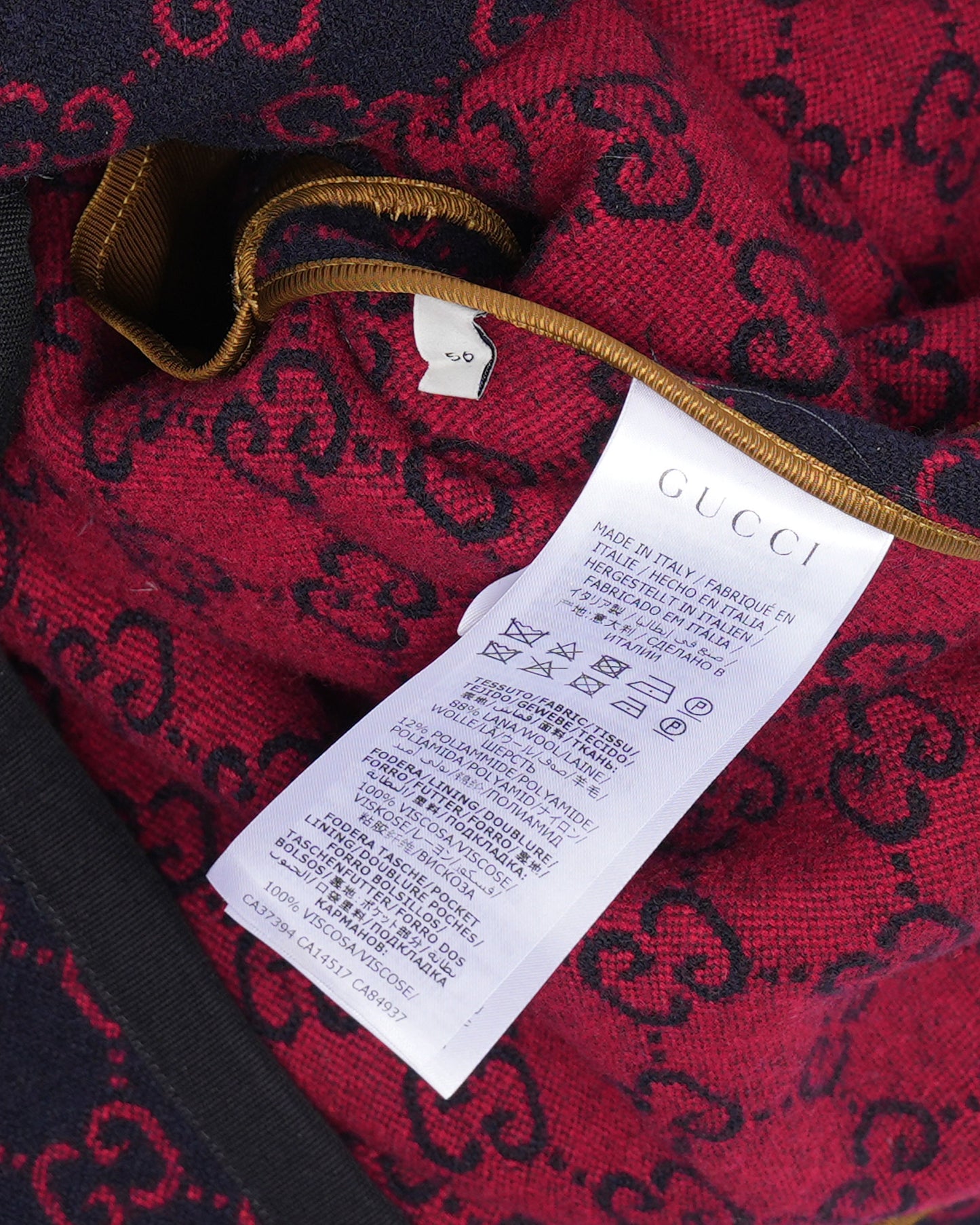 Jacquard Monogram Chester Coat