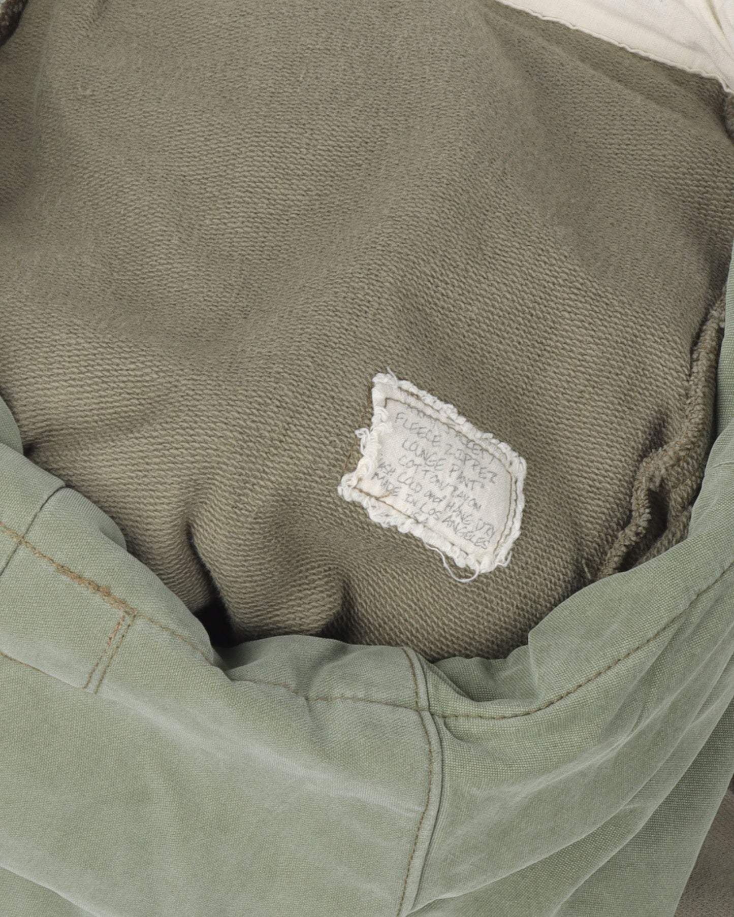 Fleece Zipper Lounge Pants