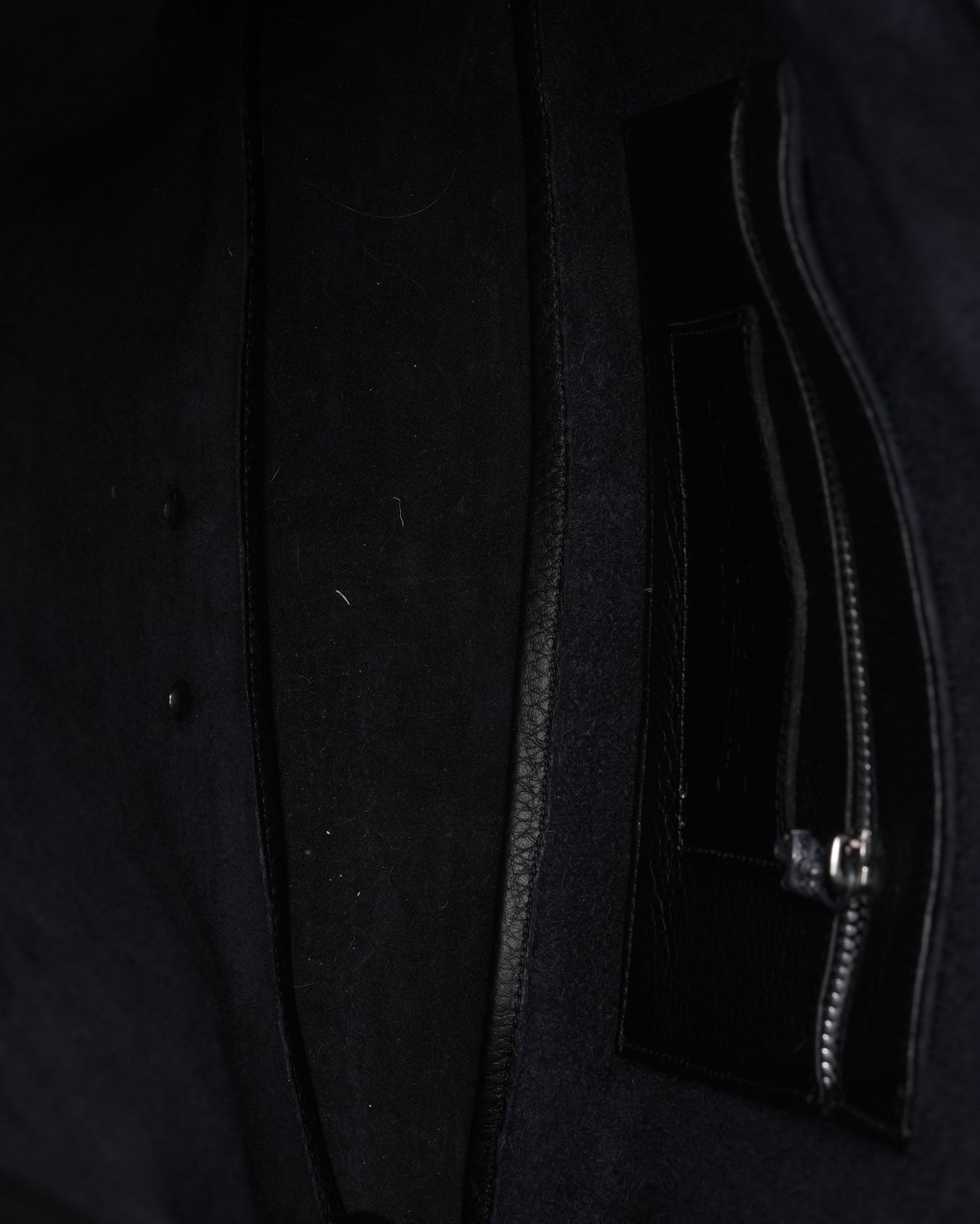 Dagger Embellished Leather Messenger Bag