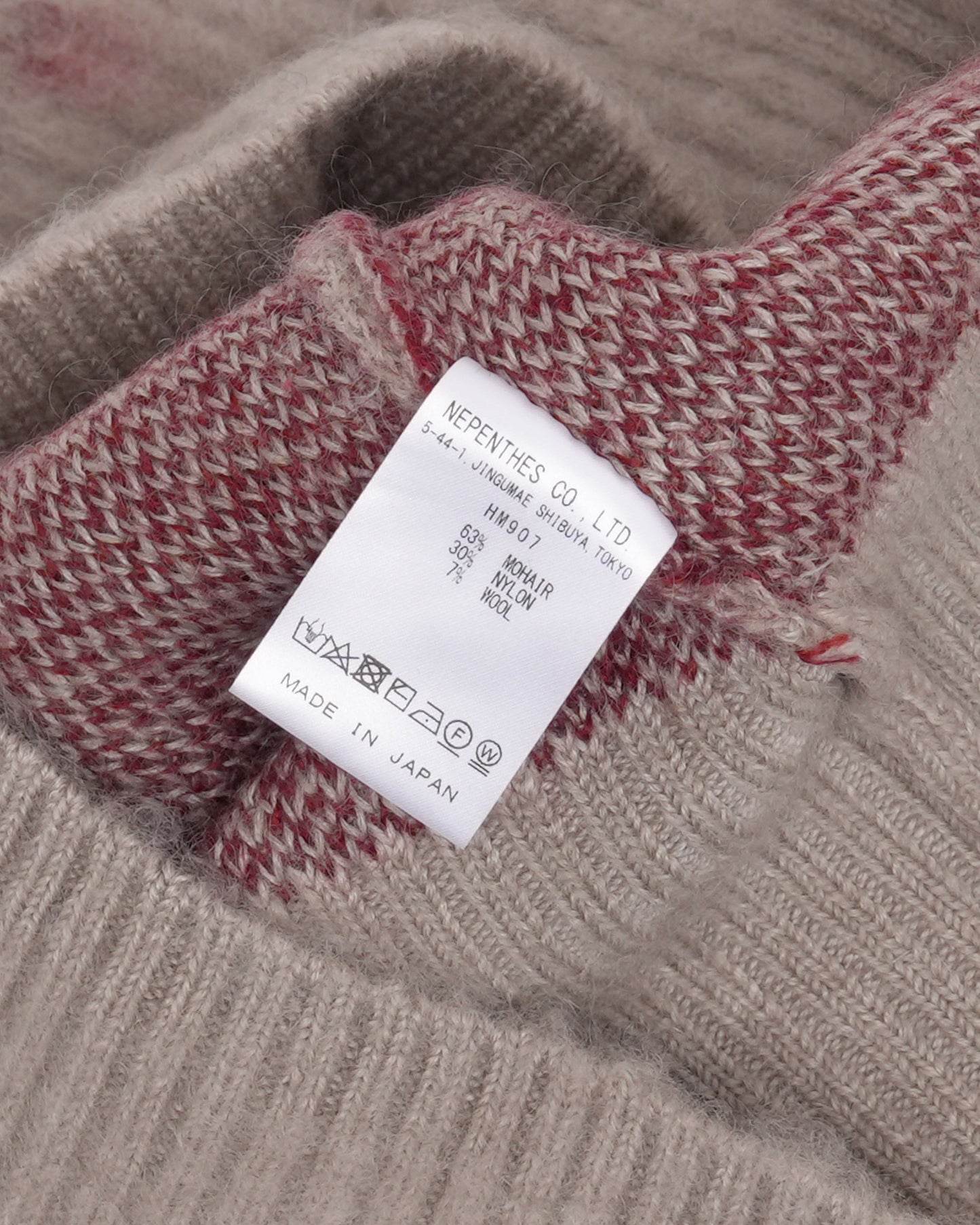 Loose Fit Mohair Blend Sweater