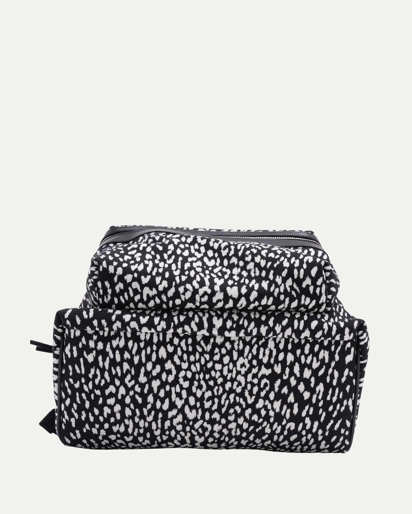Leopard Print Canvas City Backpack