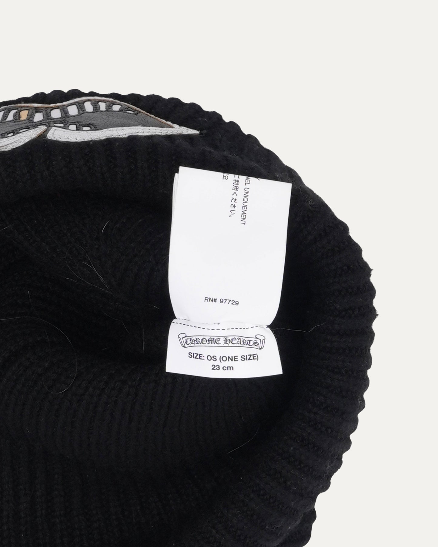 Chomper Patch Cashmere Beanie
